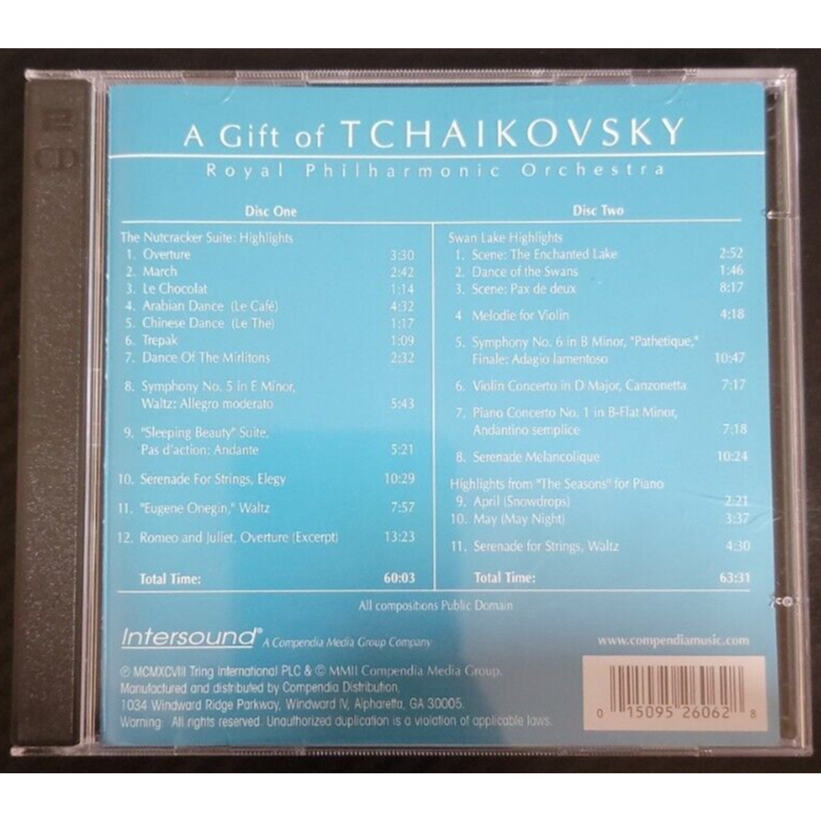 A Gift Of Tchaikovsky (CD)