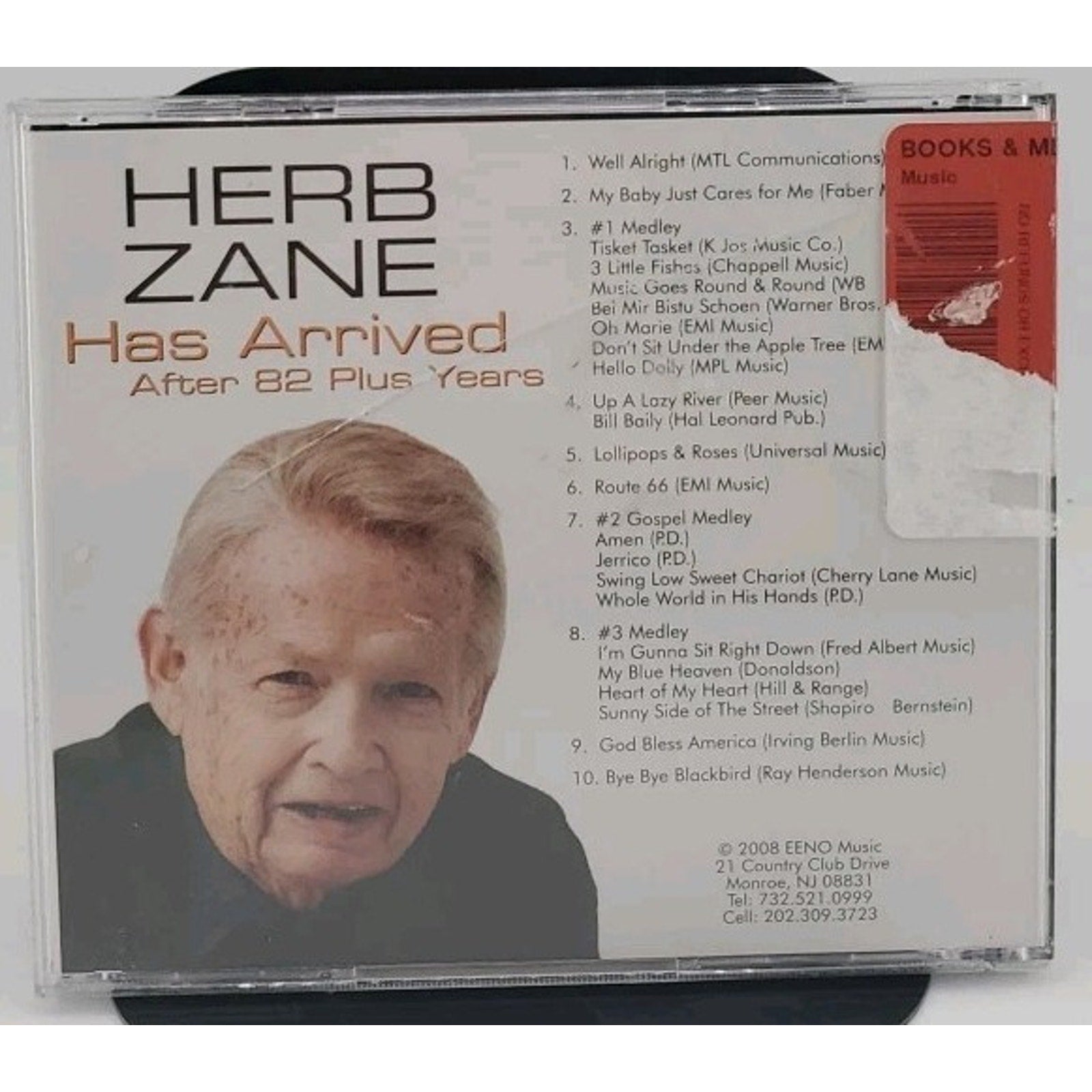 Herb Zane Has Arriver After 82 Plus Years CD