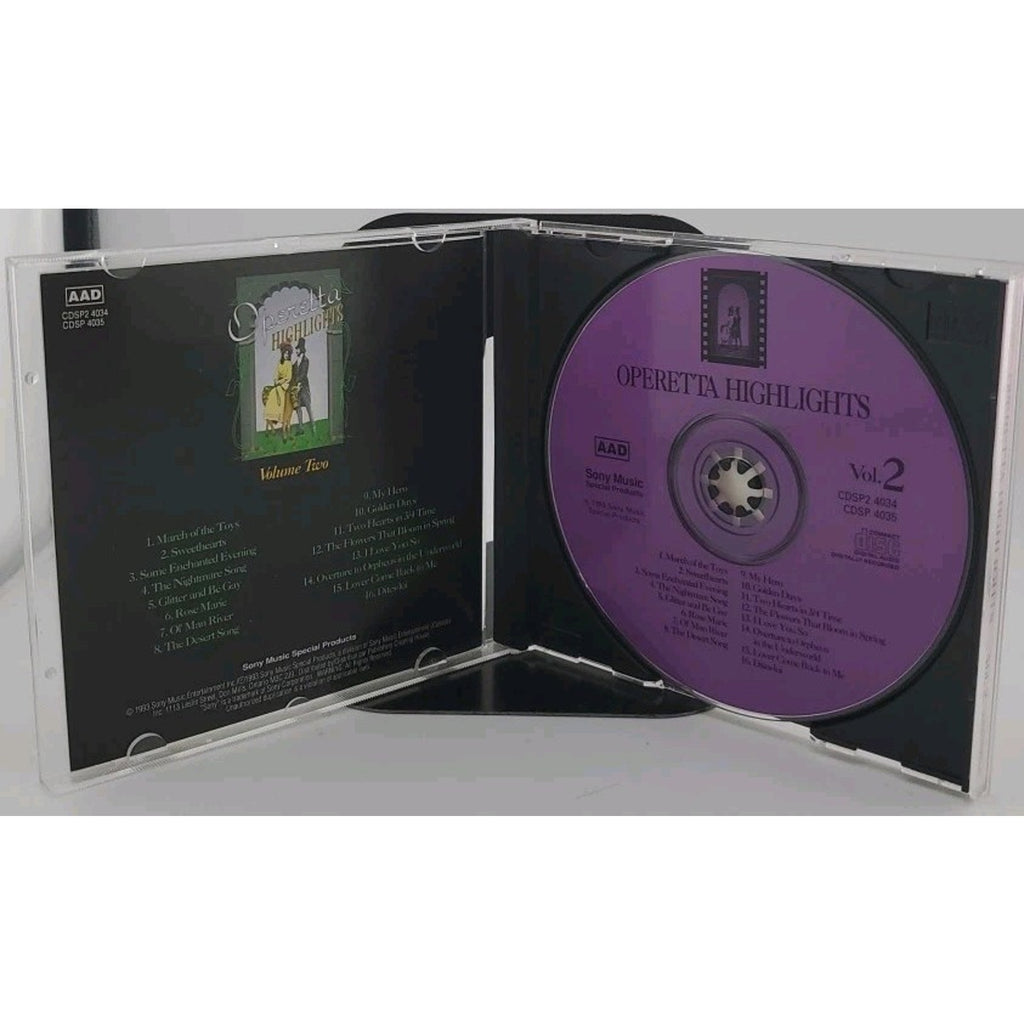Operetta Highlights Volume Two 1993 Sony Music CD