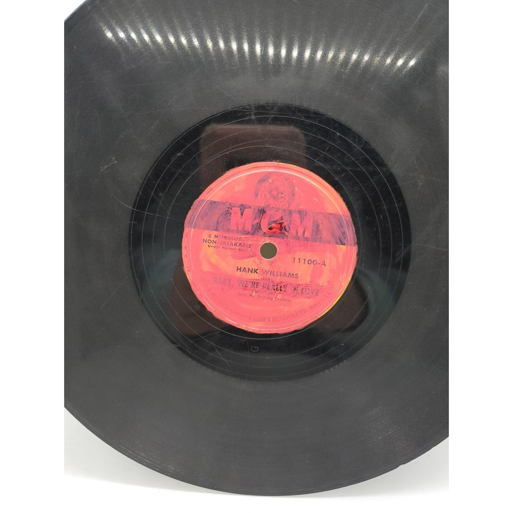 Hank Williams Baby We're Really In Love/I'd Still Want You (Record)