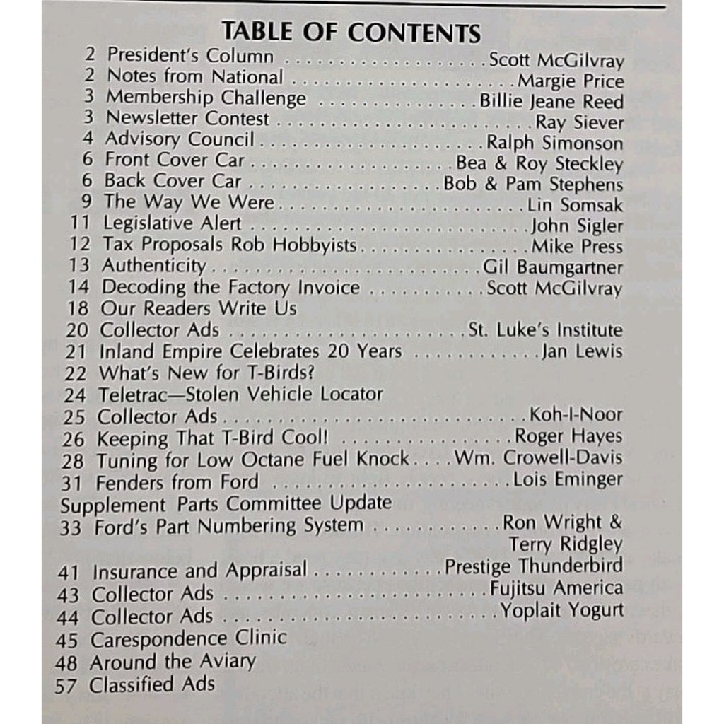 Early Bird Magazine July-August 1991