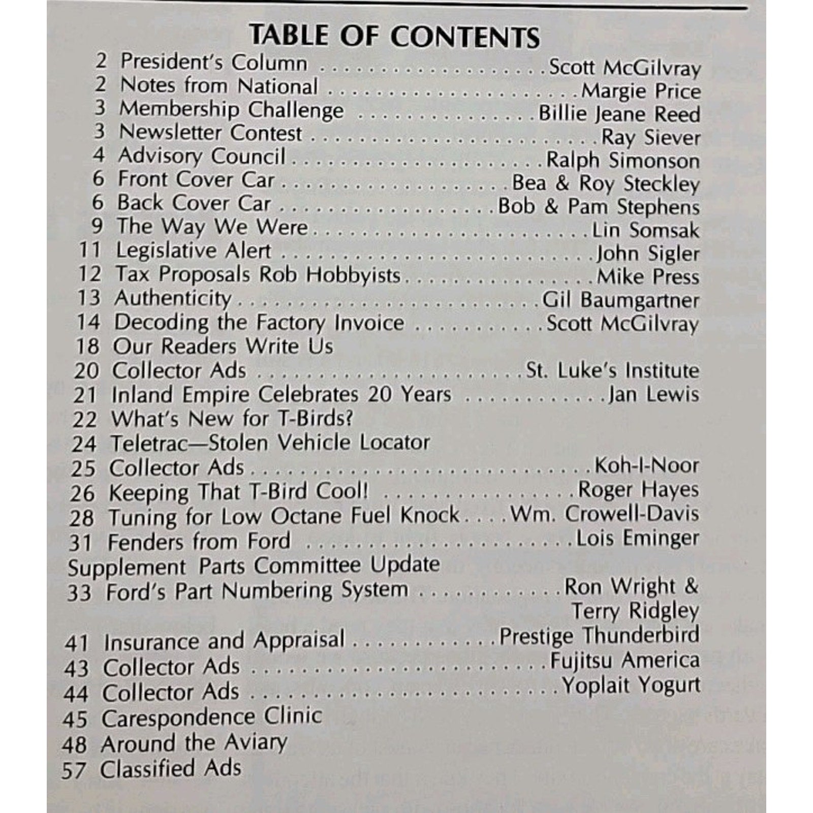 Early Bird Magazine July-August 1991