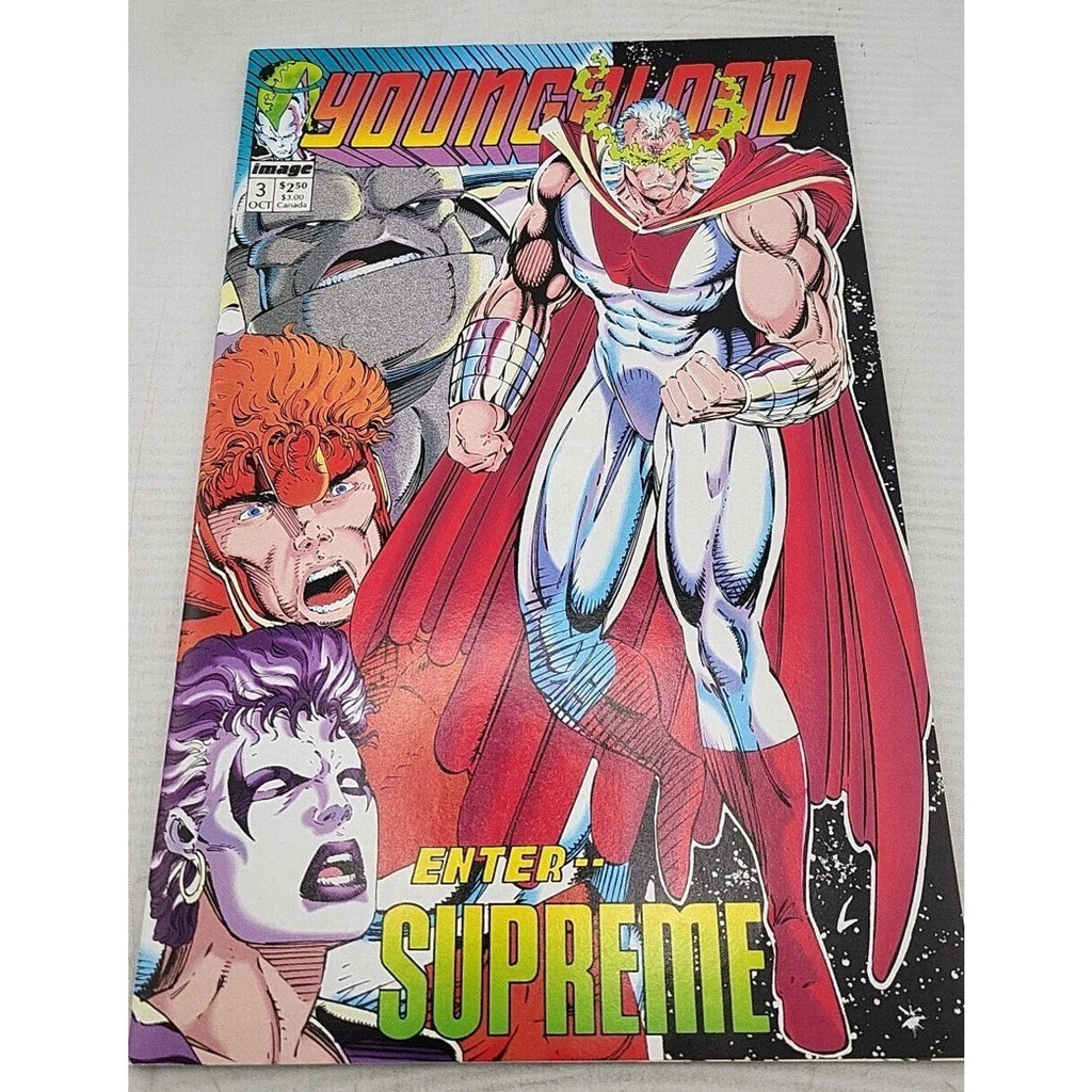Youngblood Enter Supreme #3 Variant (Image Comics October 1992) Bag / Boarded