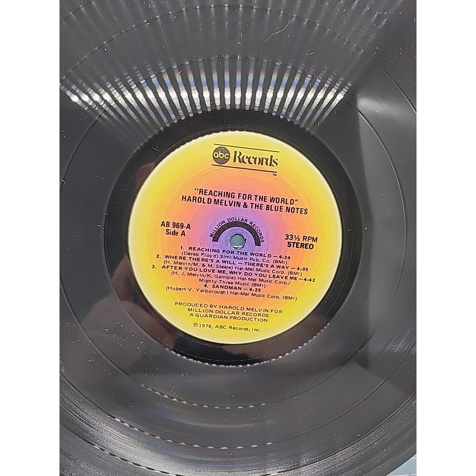 Harold Melvin And The Blue Notes - Reaching For The World - Record LP AB-969