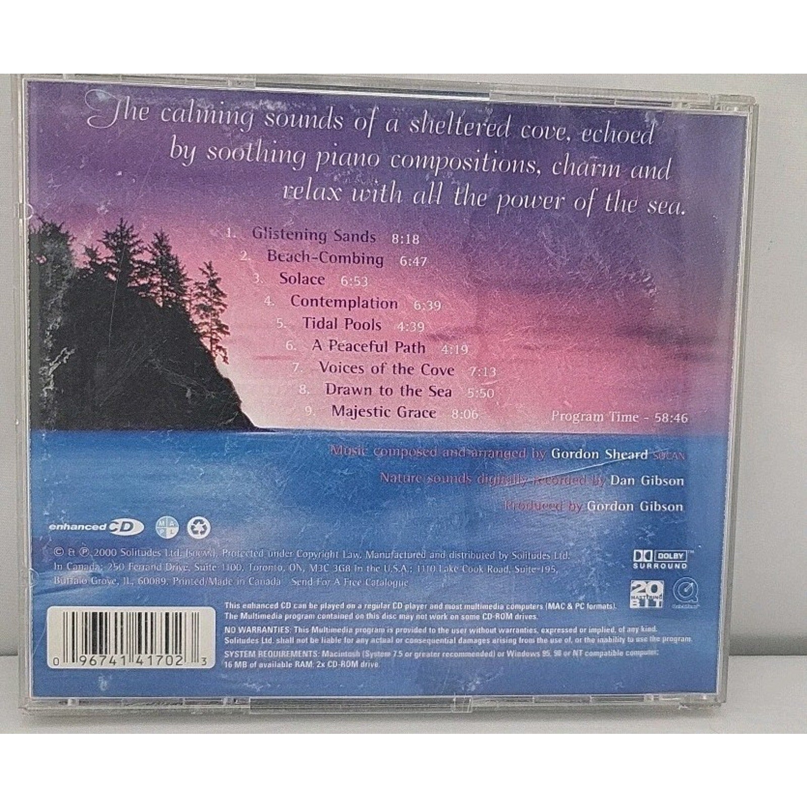 Piano Cove by Dan Gibson (CD, Oct-2006, Solitudes)
