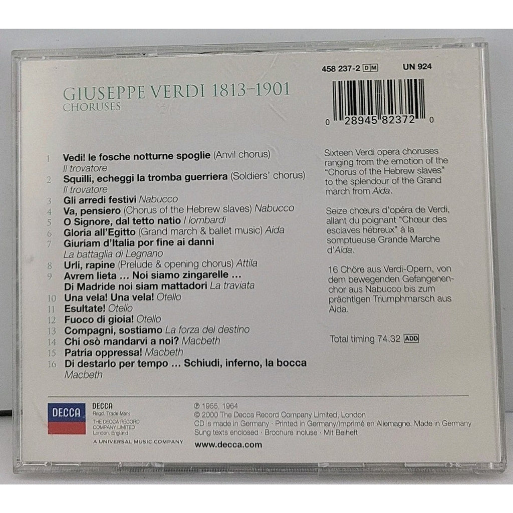 Choruses by Accademia Di Santa Cecilia Chorus (CD, 2000)