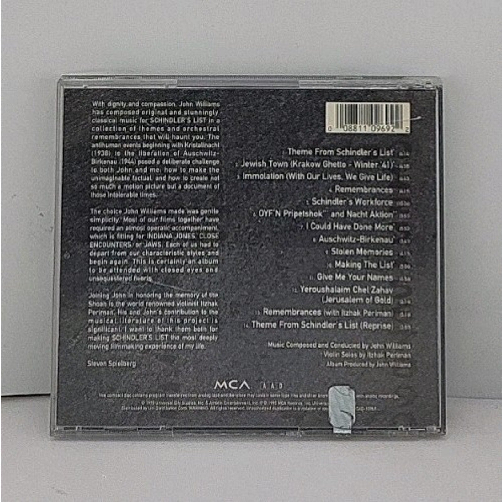 Schindler's List (Original Soundtrack) by Schindler's List / O.S.T. (CD, 1993)