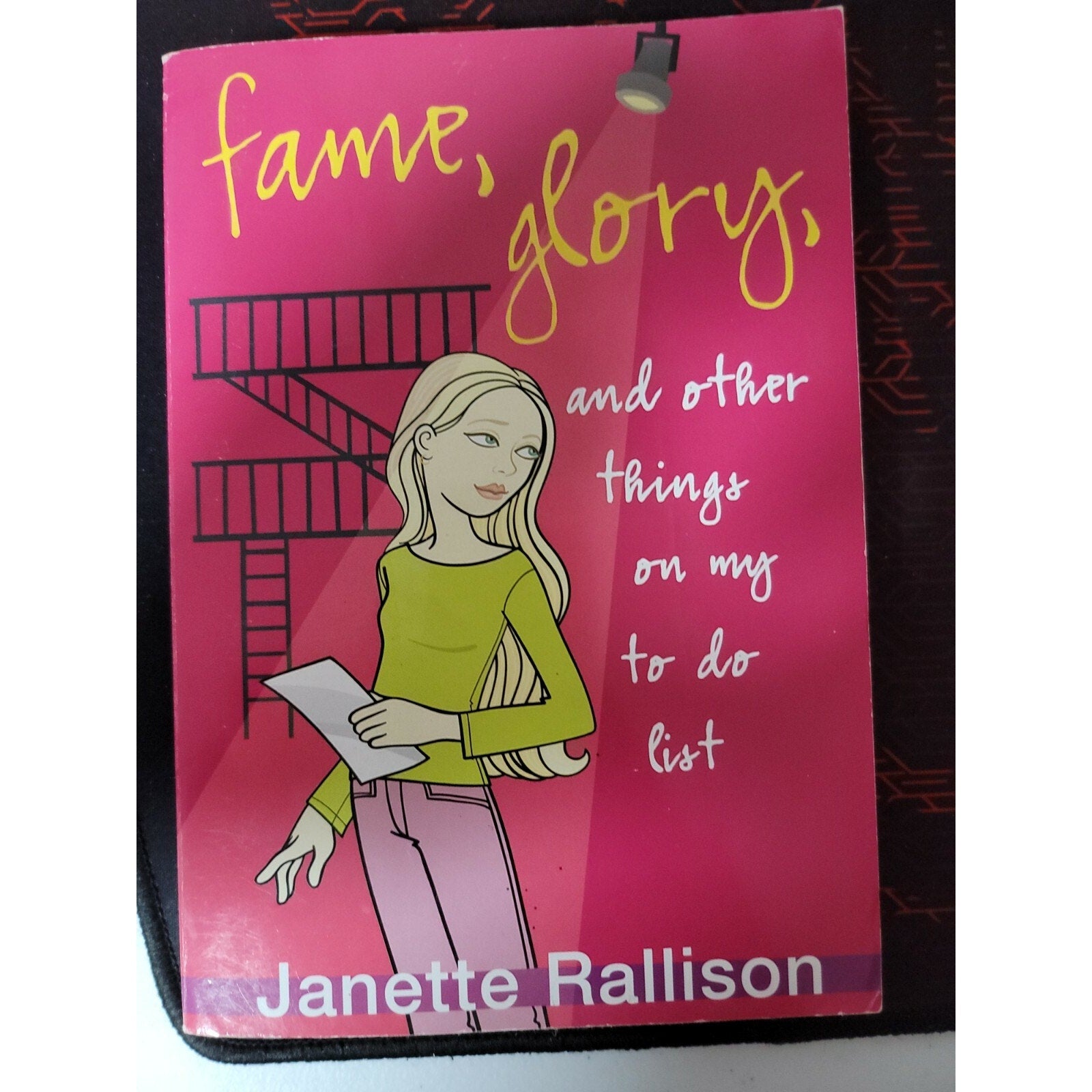 Fame, Glory, and Other Things on My to Do List by Janette Rallison (2005, Paper…