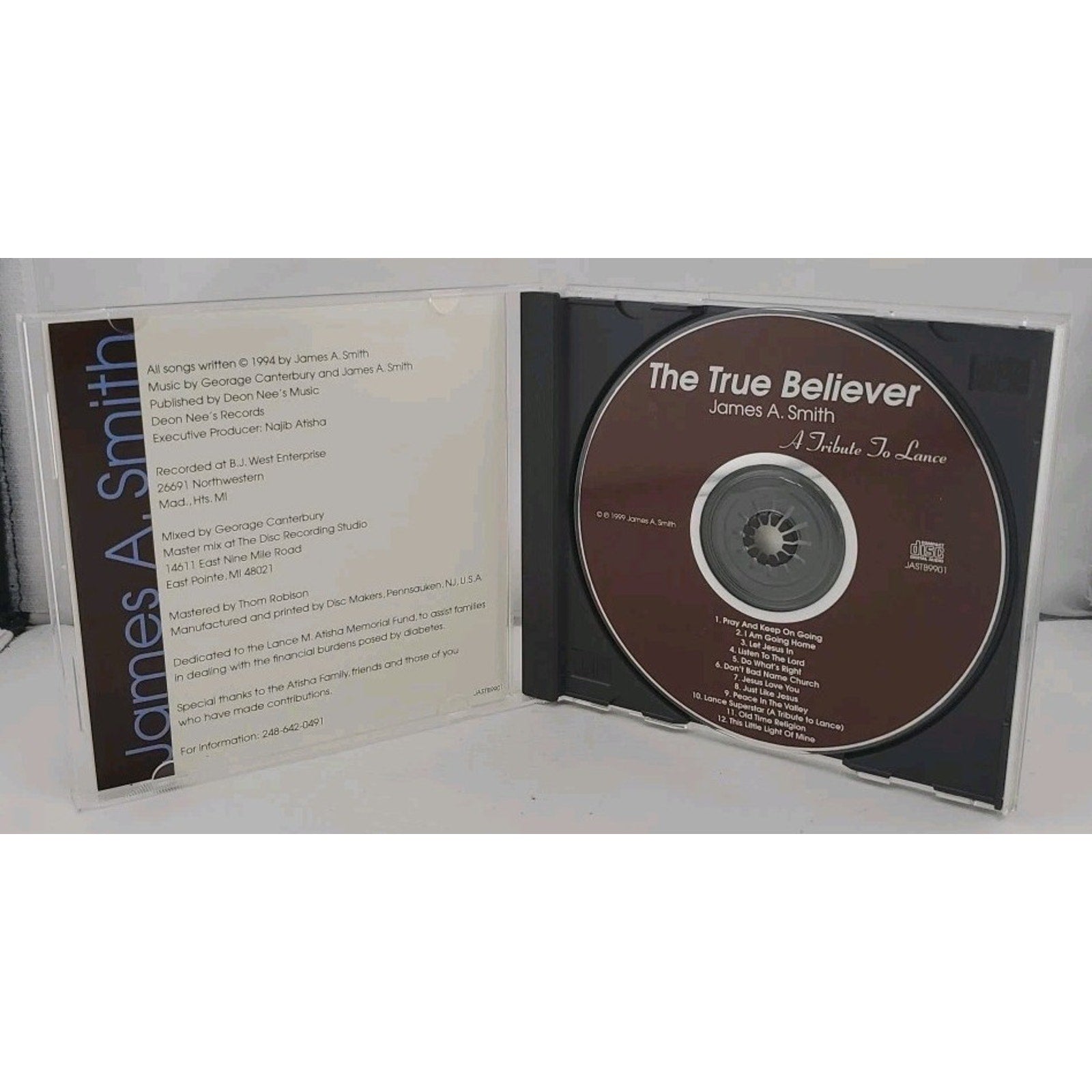 The True Believer By James A. Smith (CD)
