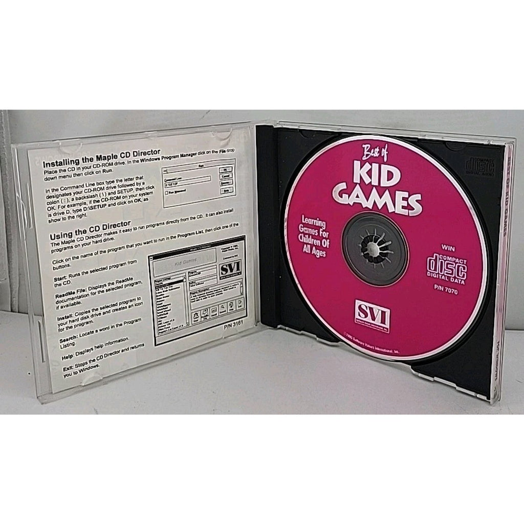 Best of Kid Games PC CD-ROM Video Game (PC, 1995)