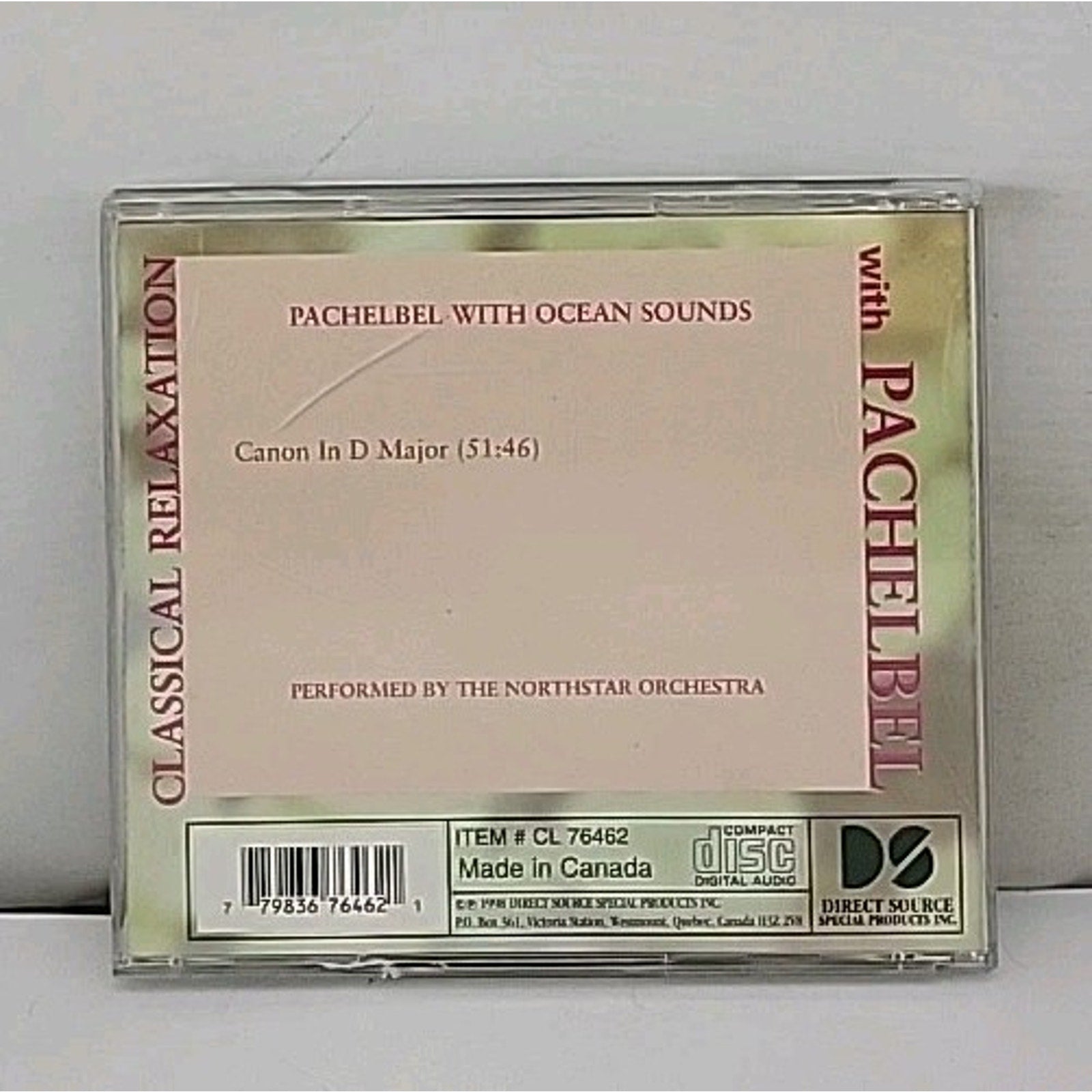 Classical Relaxation with Pach by J. Pachelbel (CD, 2000)