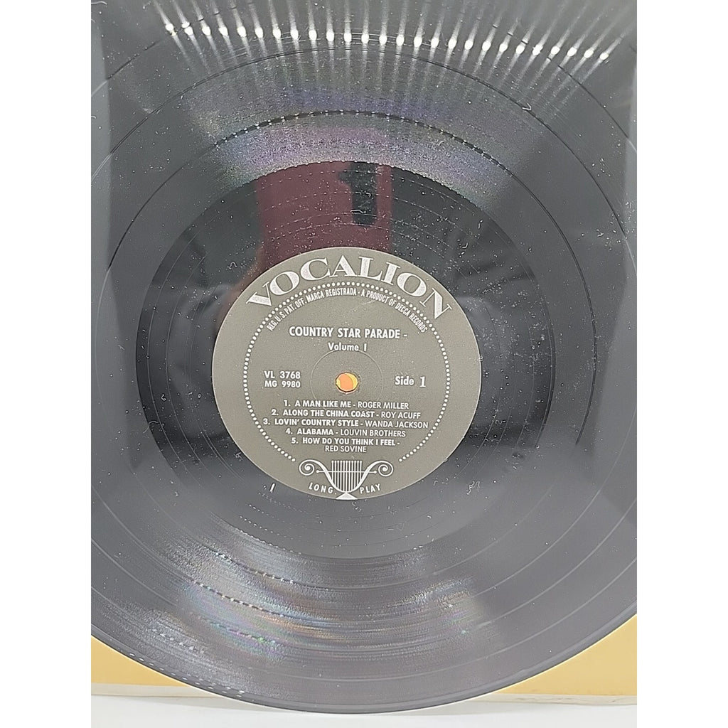 Country Star Parade Volume 1 Roger Miller Roy Acuff Red Sovine (Record)