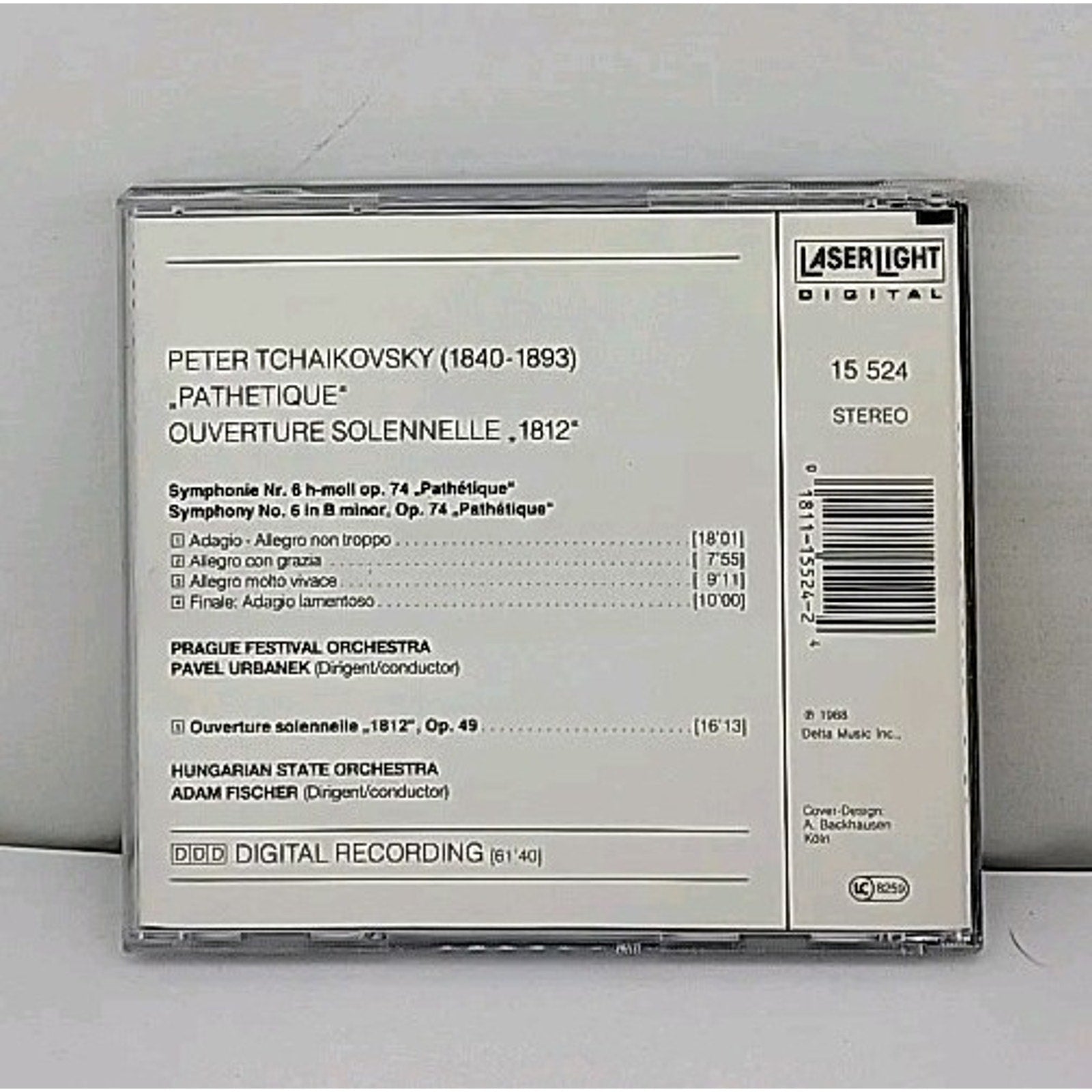 Sym 6/1812 Ovt by P.I. Tchaikovsky (CD, 1990)