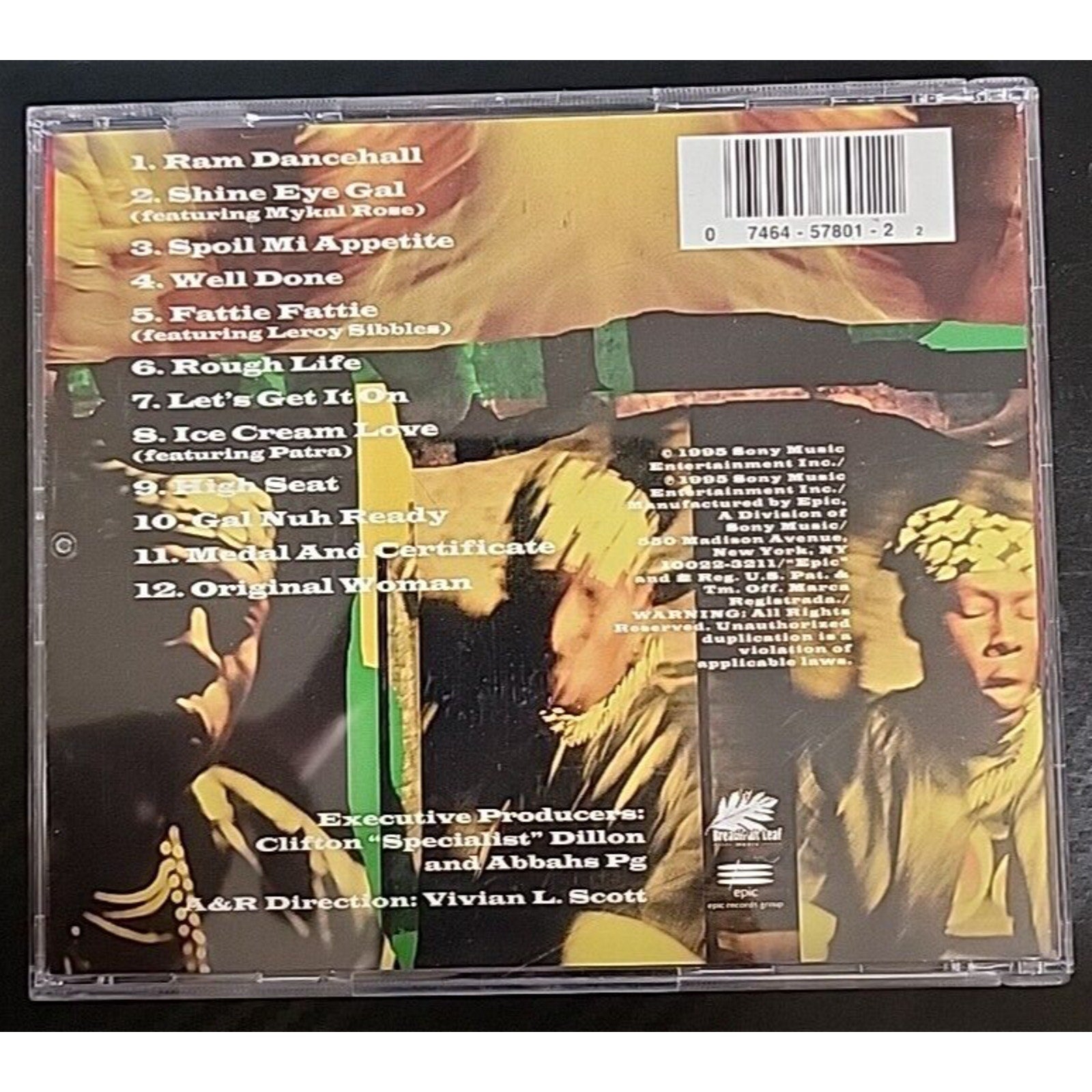 A Mi Shabba by Shabba Ranks (CD, Jun-1995, Epic)