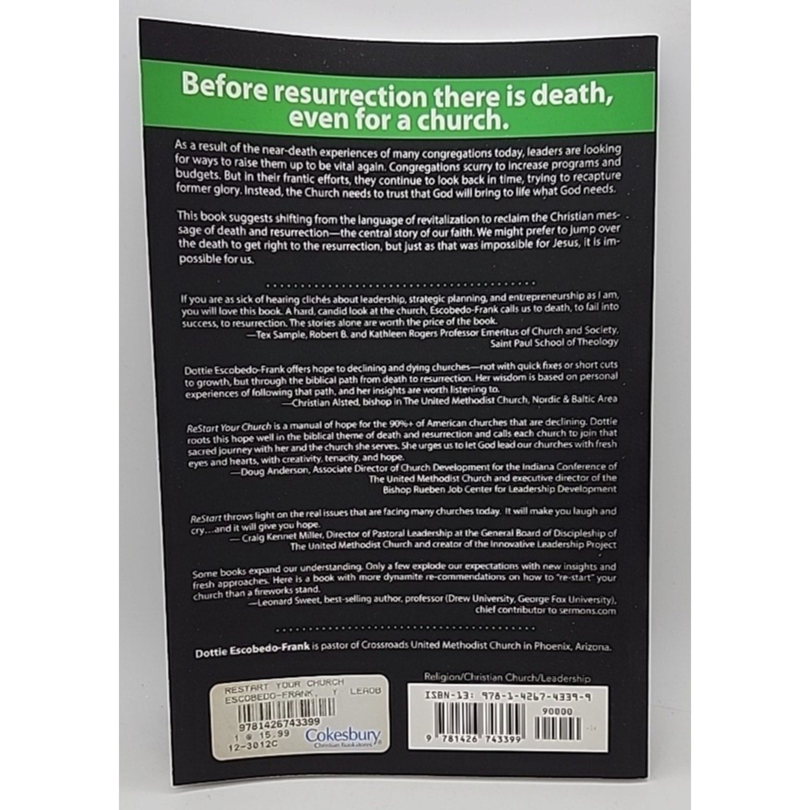 ReStart Your Church by Dottie Escobedo-Frank (2012, Trade Paperback)