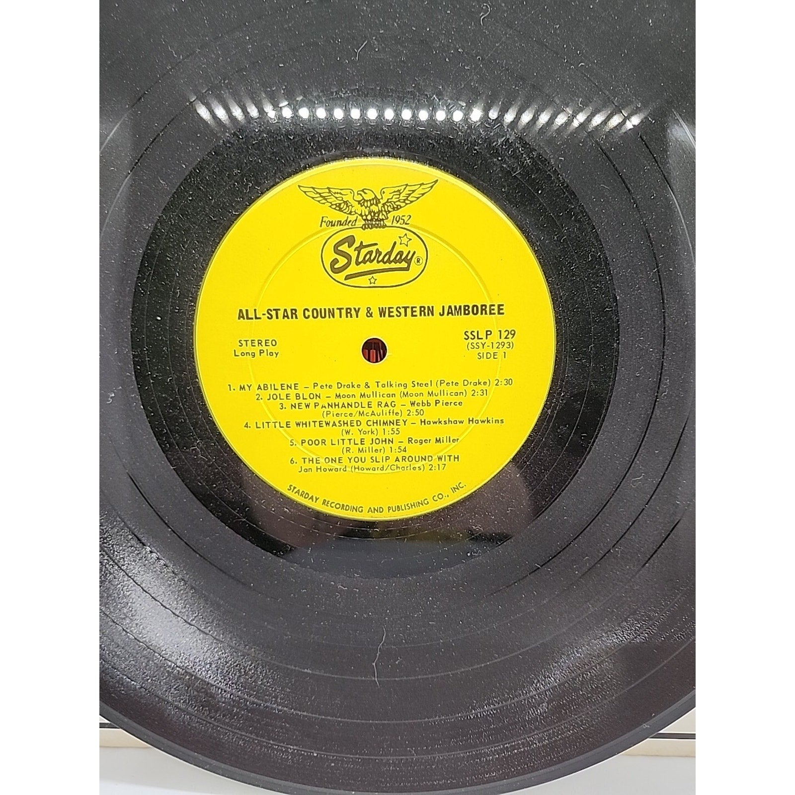 All Star Country & Western Jamboree 2LP Starday SYS 7001 (Record)