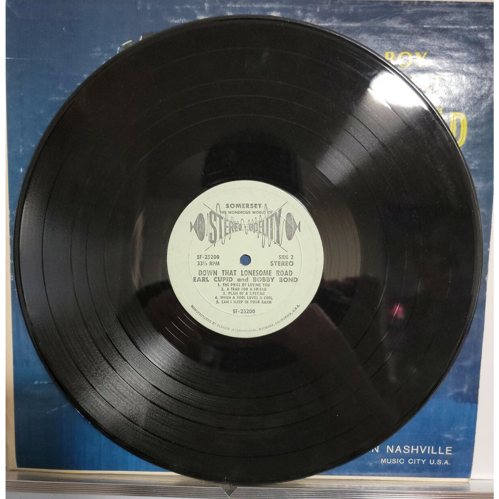 Earl Cupit And Bobby Bond ‎– A Country Boy Looks Down That Lonesome Road (Vinyl)