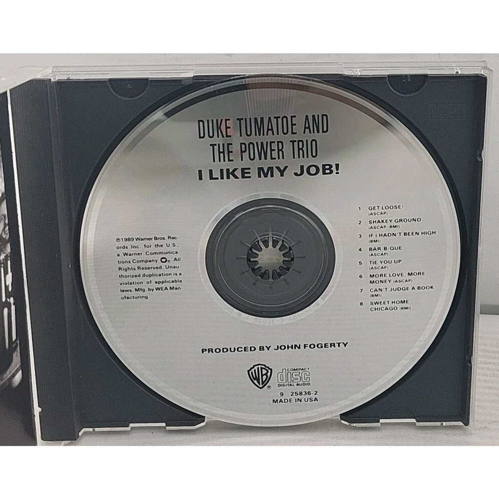 I Like My Job! by Duke Tumatoe & the Power Trio (CD, Mar-1989, Warner Bros.)