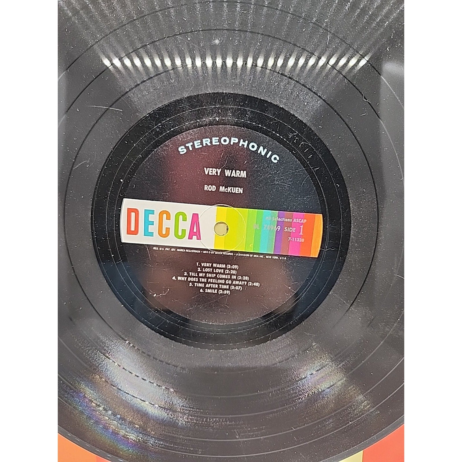 Rod McKuen – Very Warm (Record)