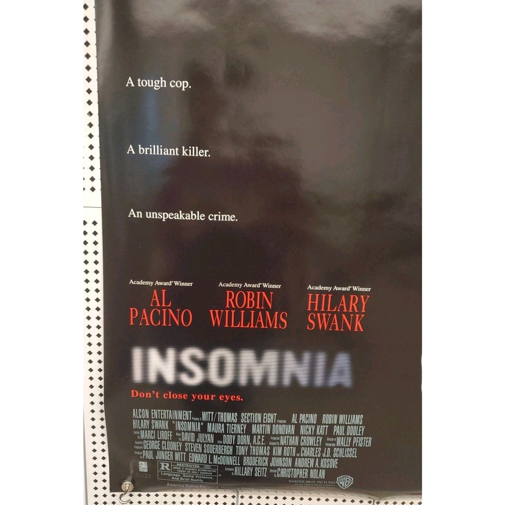 Insomnia 27x40 Original Double Sided One Sheet Movie Poster Rolled