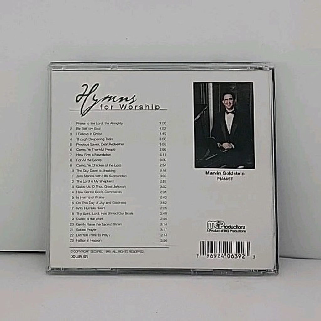 Marvin Goldstein - Hymns for Worship CD - MG Productions - Piano Instrumentals -