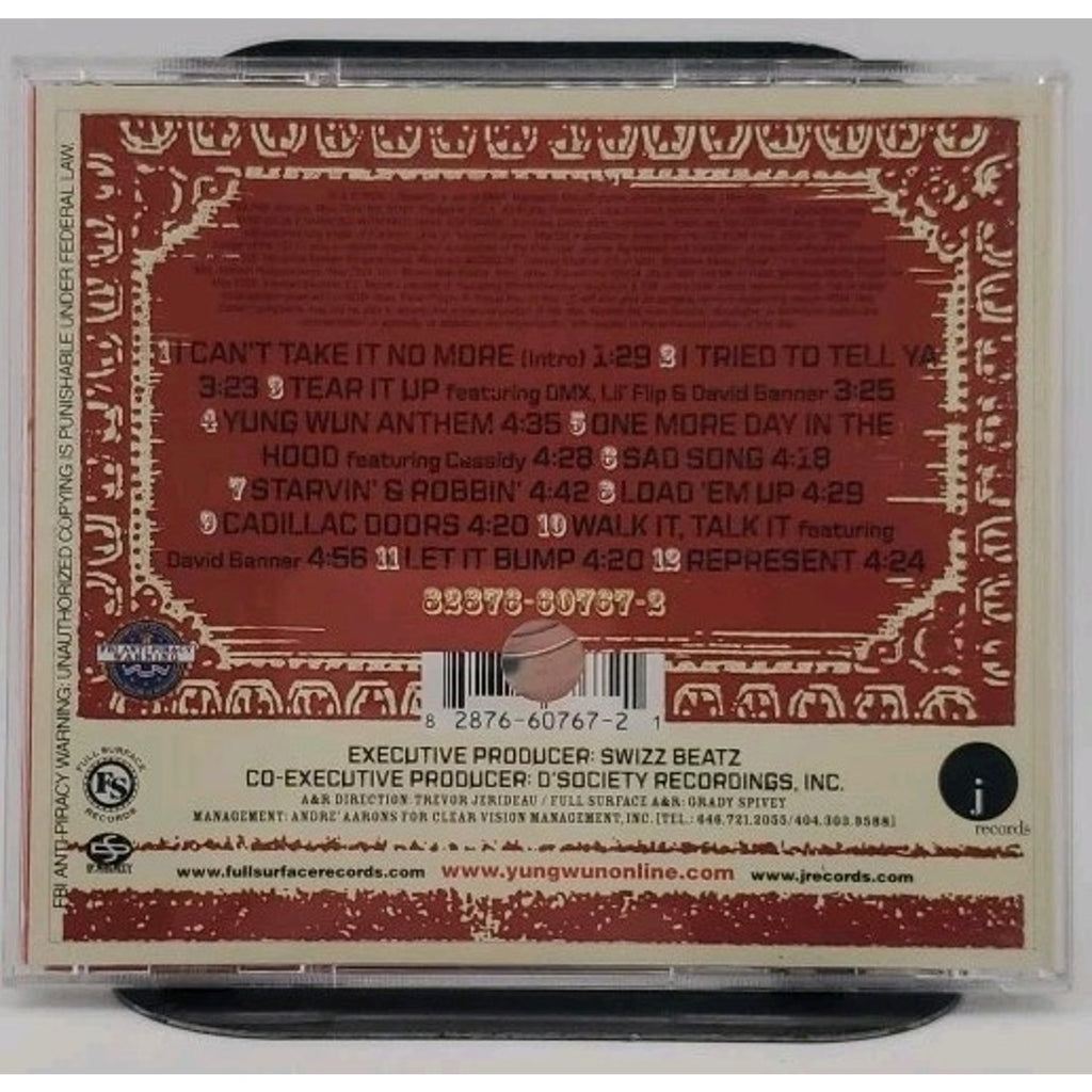 The Dirtiest Thirstiest by Yung Wun (CD, 2004)