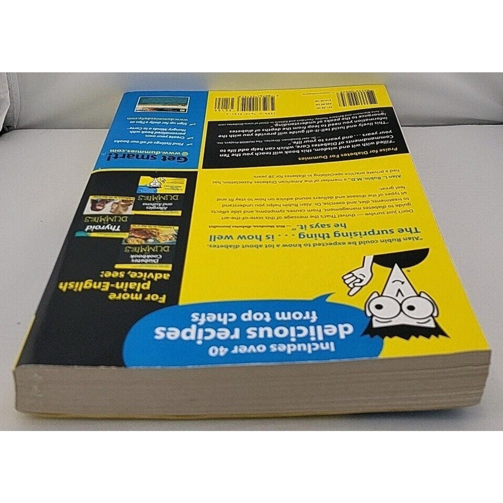 Diabetes for Dummies by Alan L. Rubin (1999, Trade Paperback)