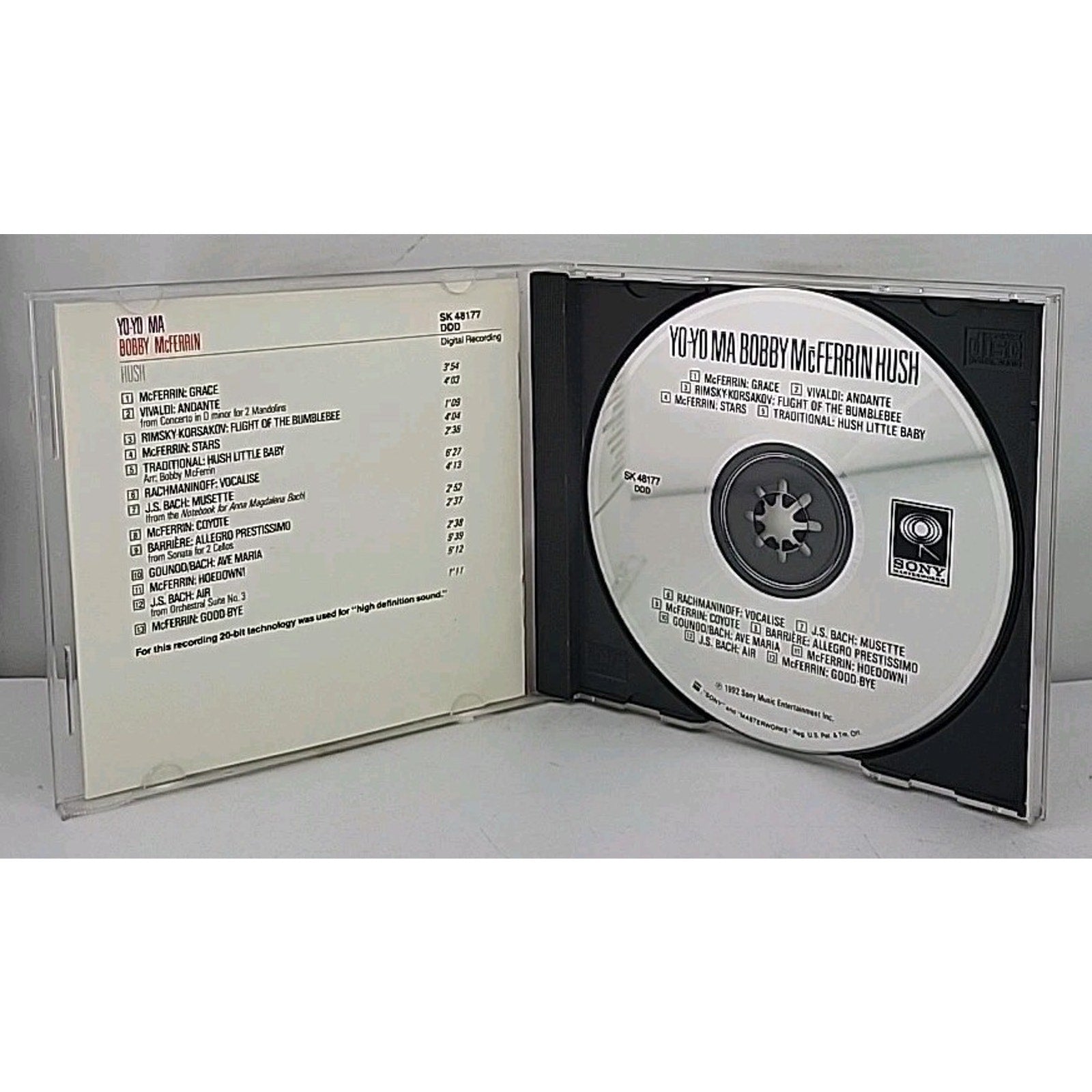 hush by Mcferrin, Bobby / Ma, Yo-Yo (CD, 1992)
