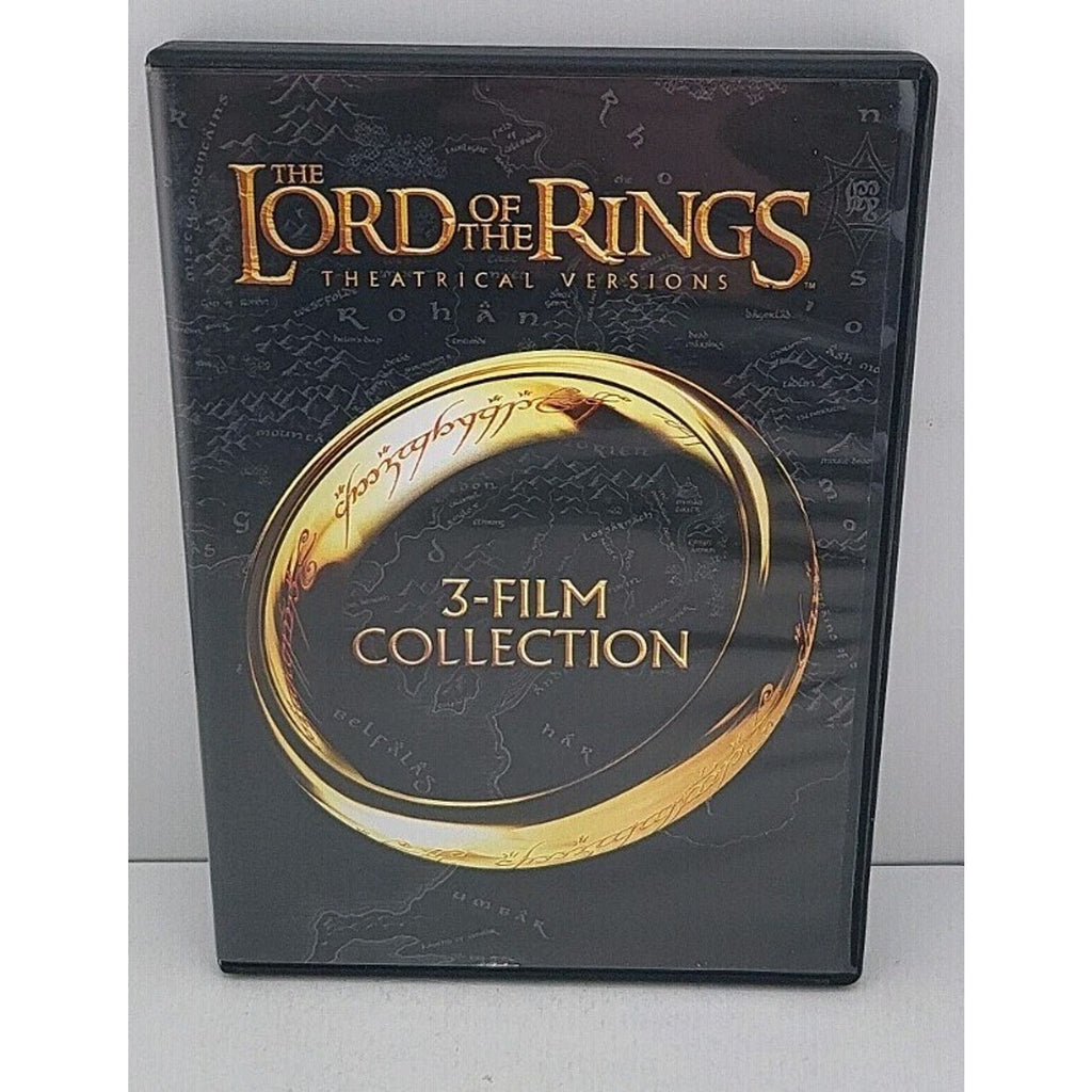 The Lord of the Rings: 3-Film Collection (DVD, 2014, 3-Disc Set, Theatrical...
