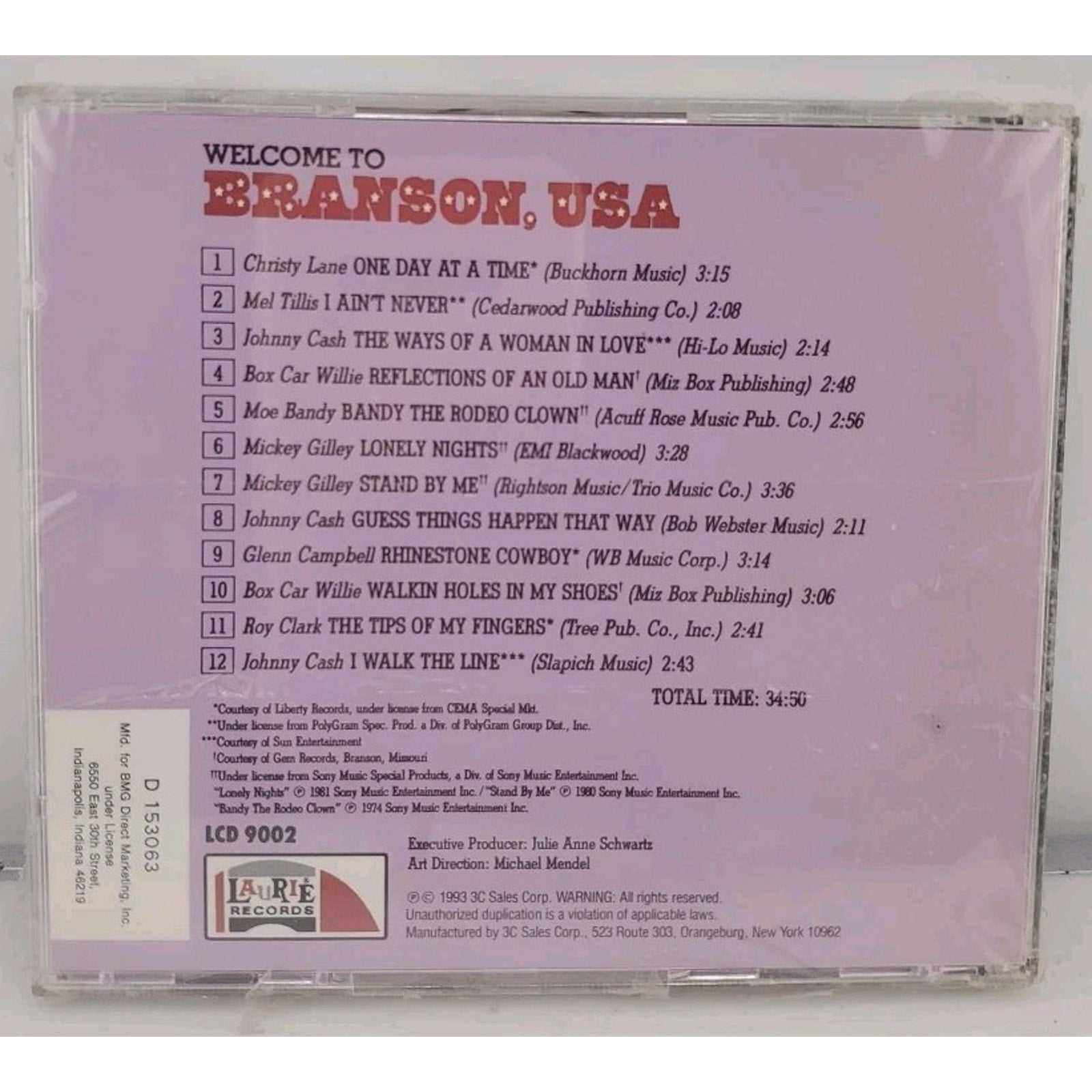 Welcome To Branson, USA (CD) *Brand New*