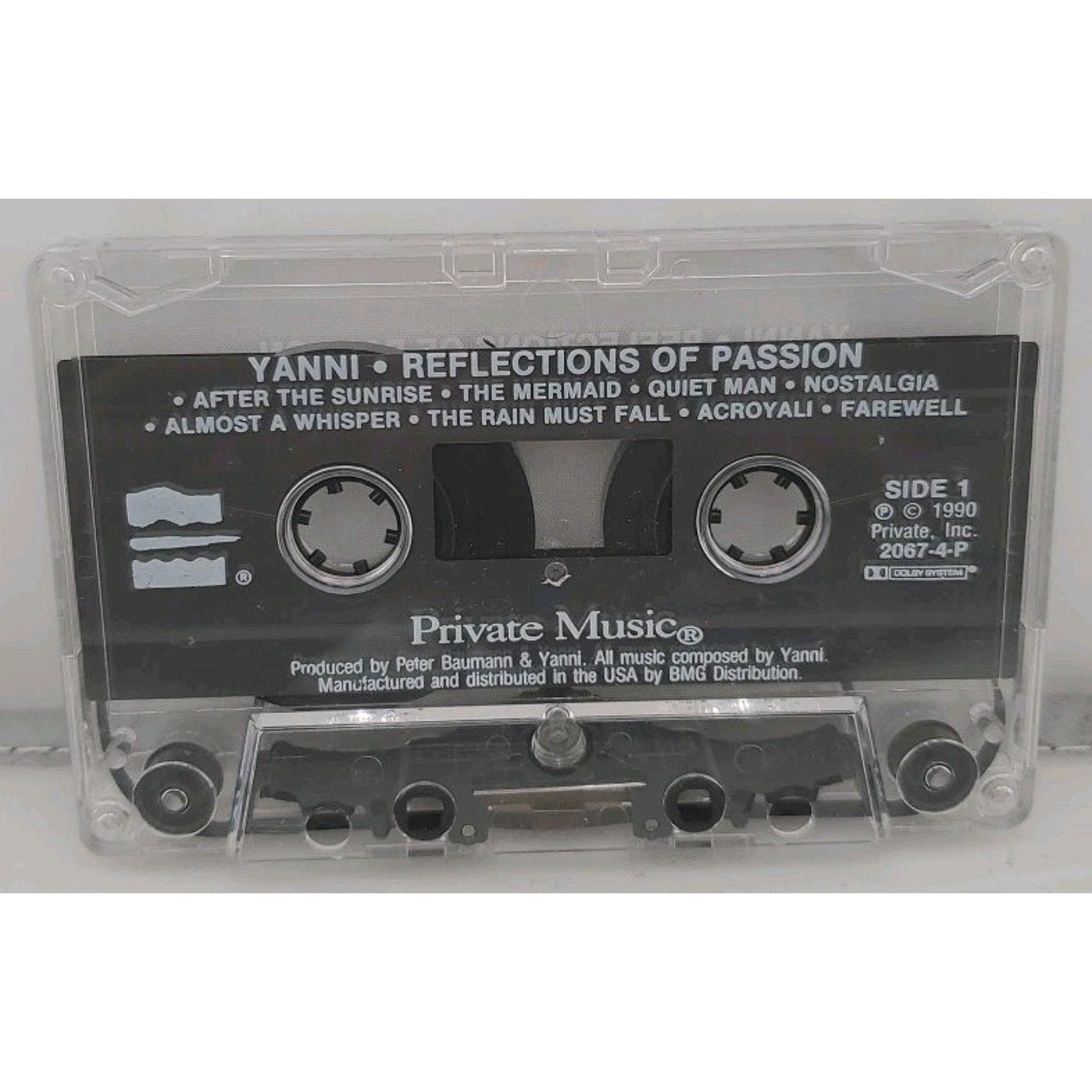 Reflections of Passion by Yanni (Cassette, 1990)