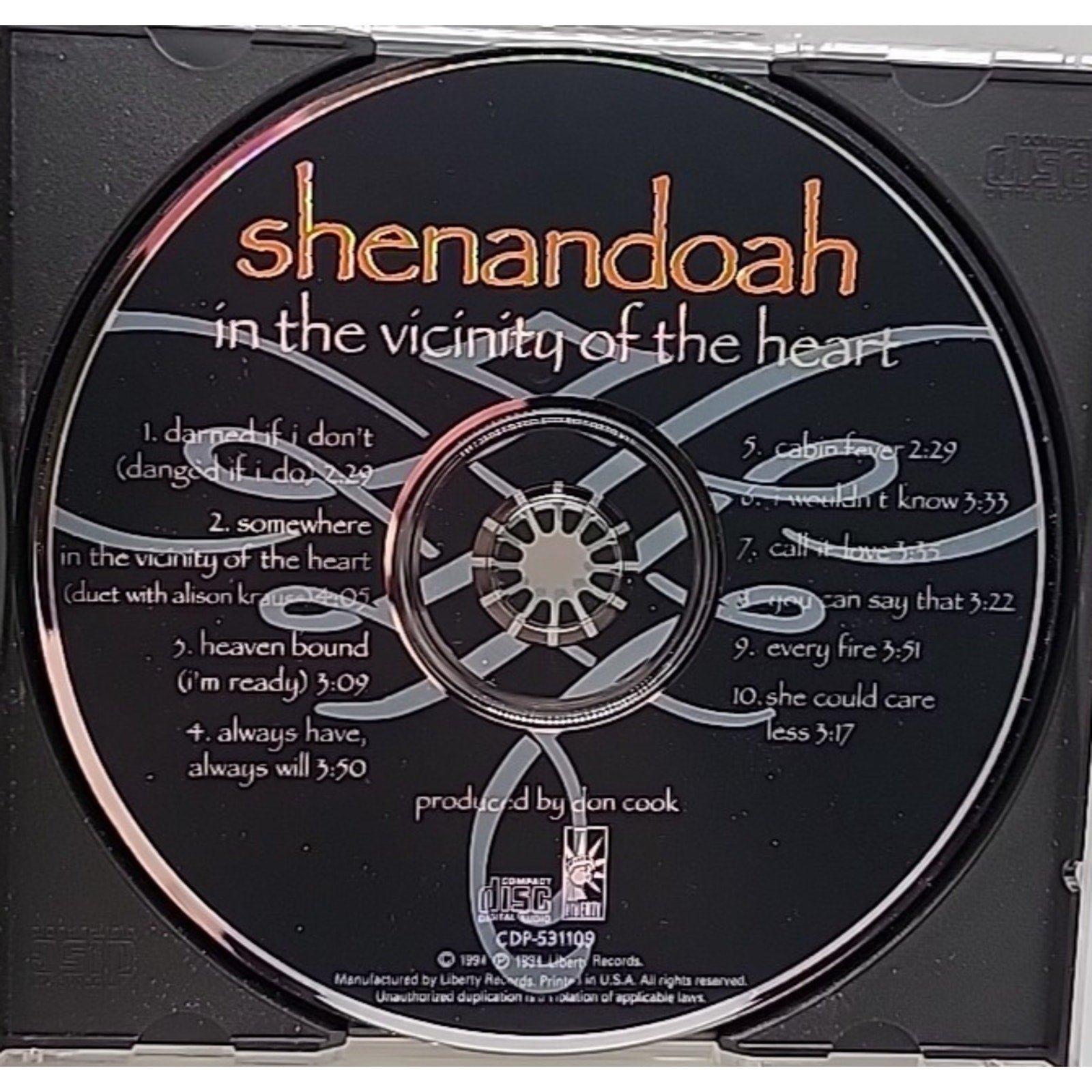 Shenandoah - in the Vicinity of the Heart (CD)