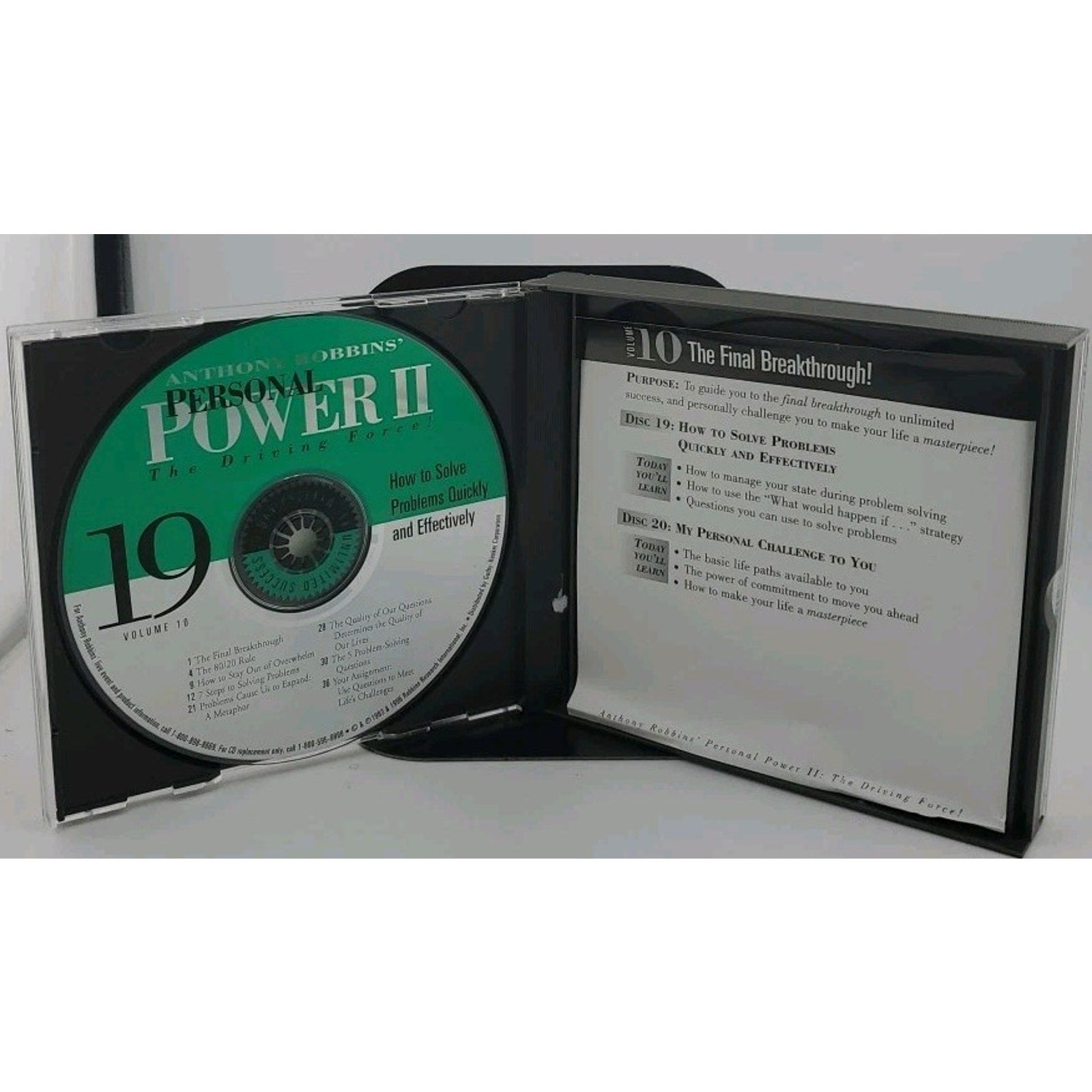 Anthony Robbins Personal Power 2 The Final Break-Through CD Volume 10