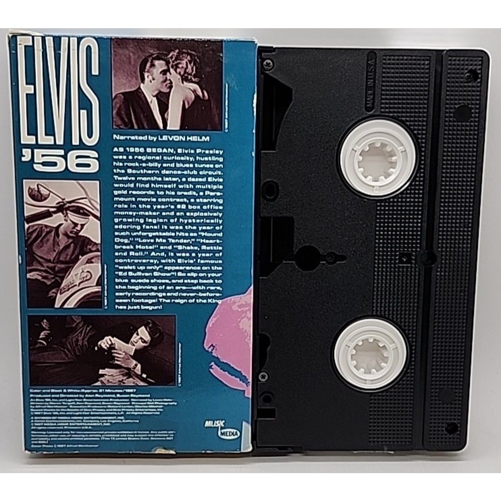 ELVIS '56 narrated by Levon Helm (1987 VHS)