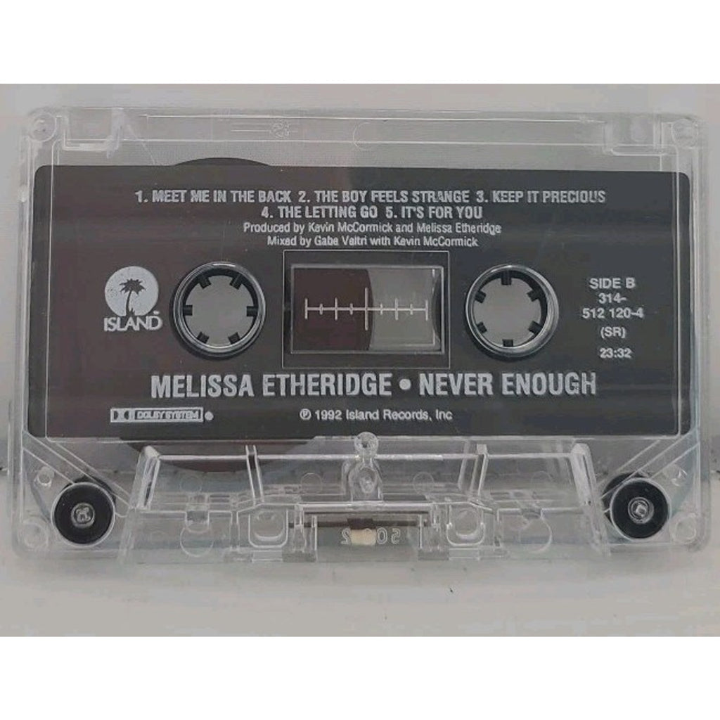 Never Enough by Melissa Etheridge (Cassette, Mar-1992, Island (Label))