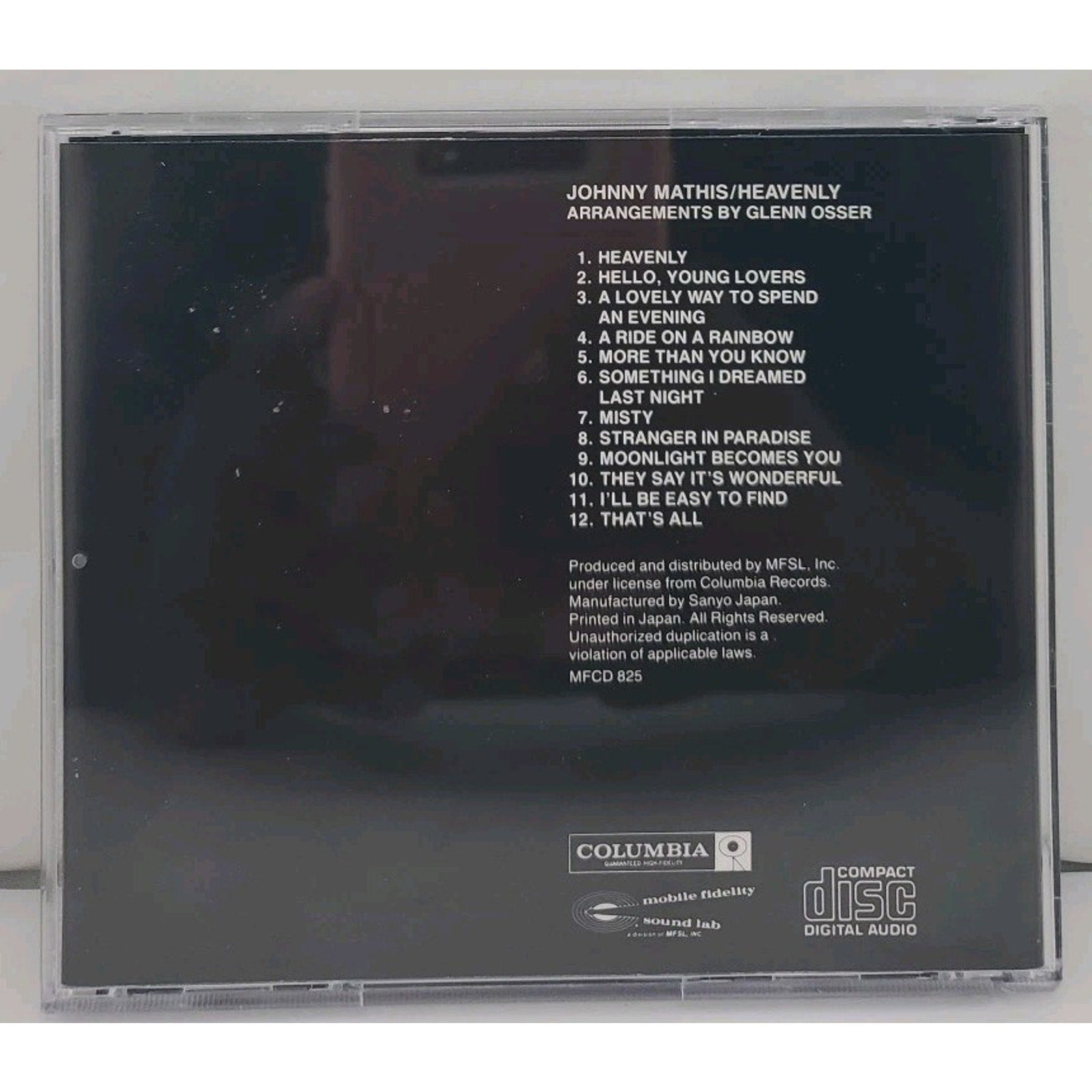 Johnny Mathis - Heavenly - CD