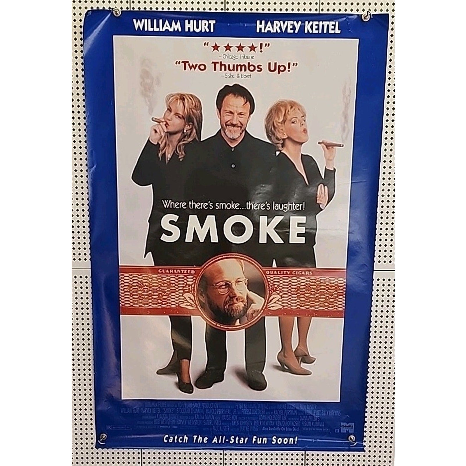 Smoke - 27"x40" Original Movie Poster One Sheet 1995 Harvey Keitel William Hurt