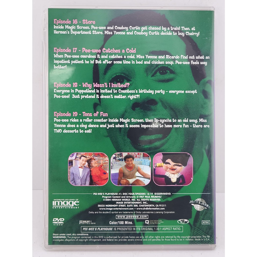 Pee-Wees Playhouse: Volume 1 (DVD, 2004) - No Disc One