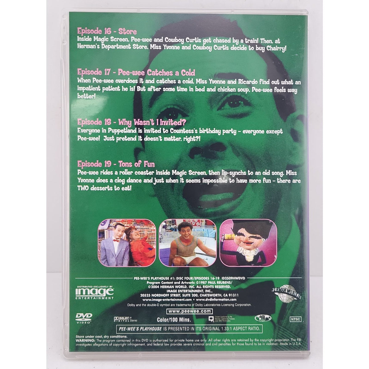 Pee-Wees Playhouse: Volume 1 (DVD, 2004) - No Disc One
