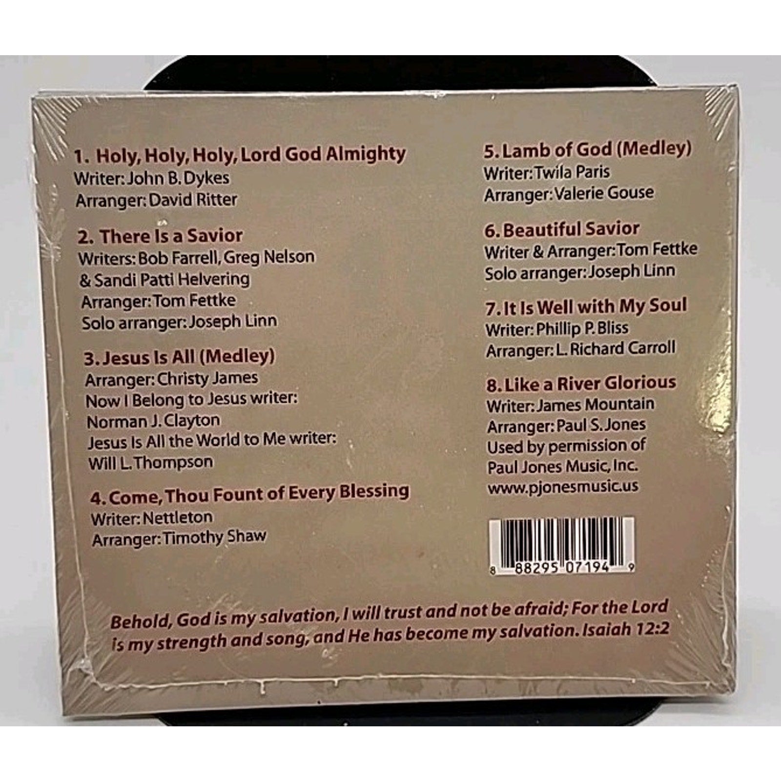 Songs Of Salvation For Violin & Piano Ivory & Strings (CD) *Brand New*