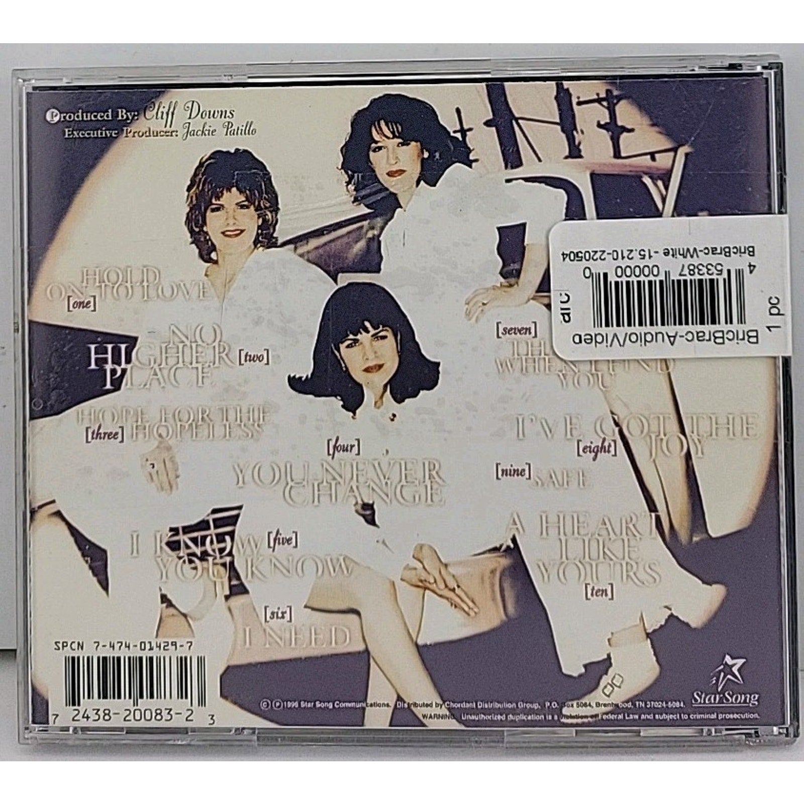 Devotion by Sierra (CD, Mar-1996, Chordant)