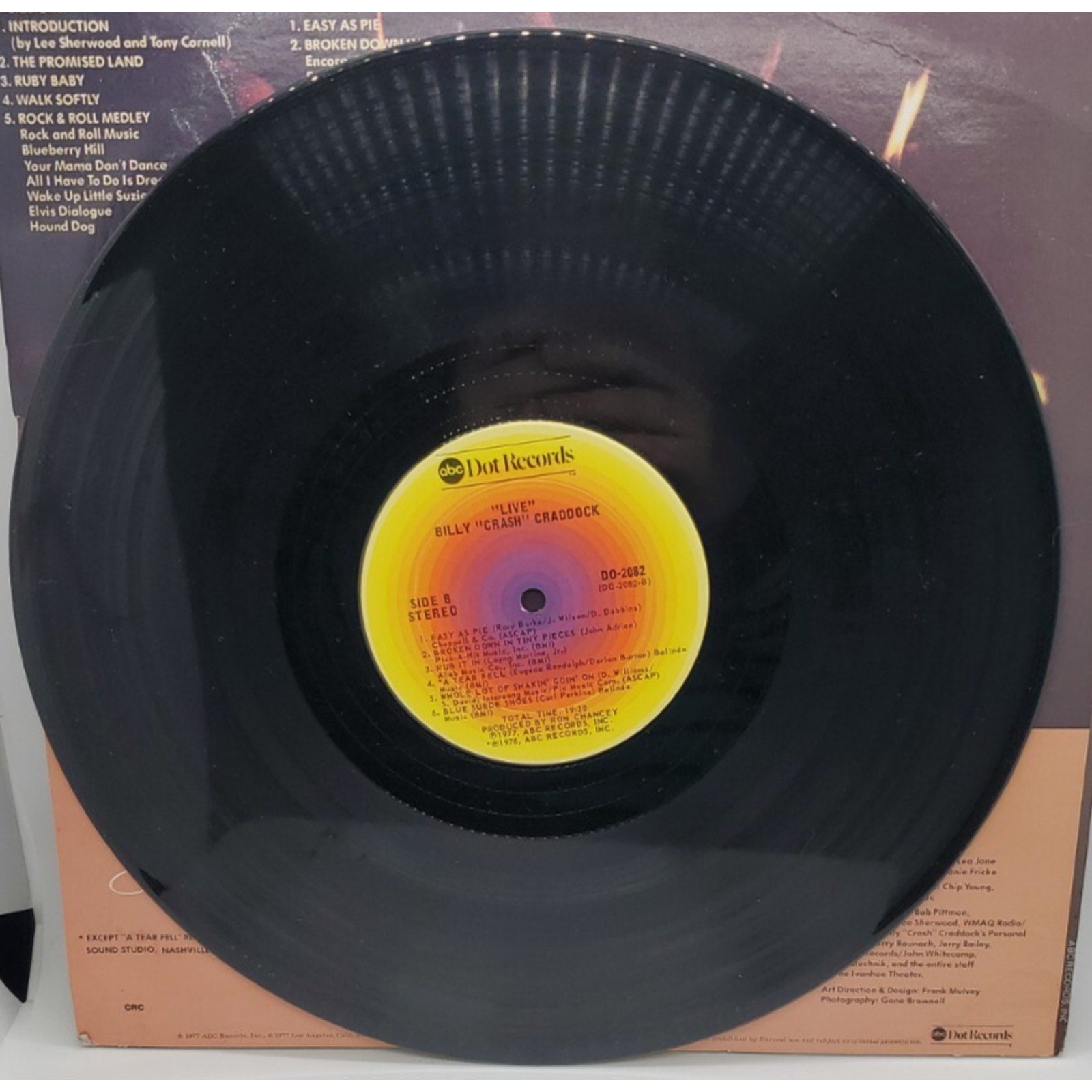Billy 'Crash' Craddock – Live! - (Record)