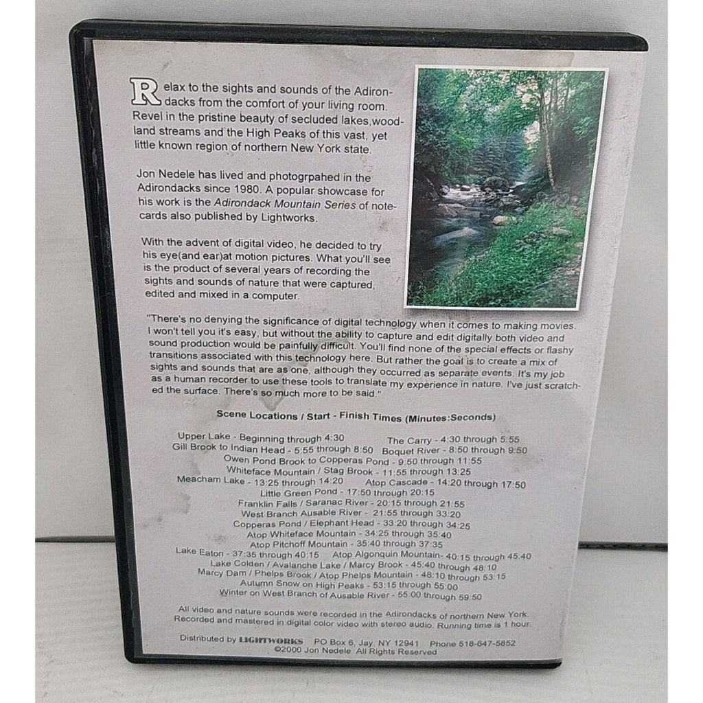 The Adirondacks A Walk In The Park DVD