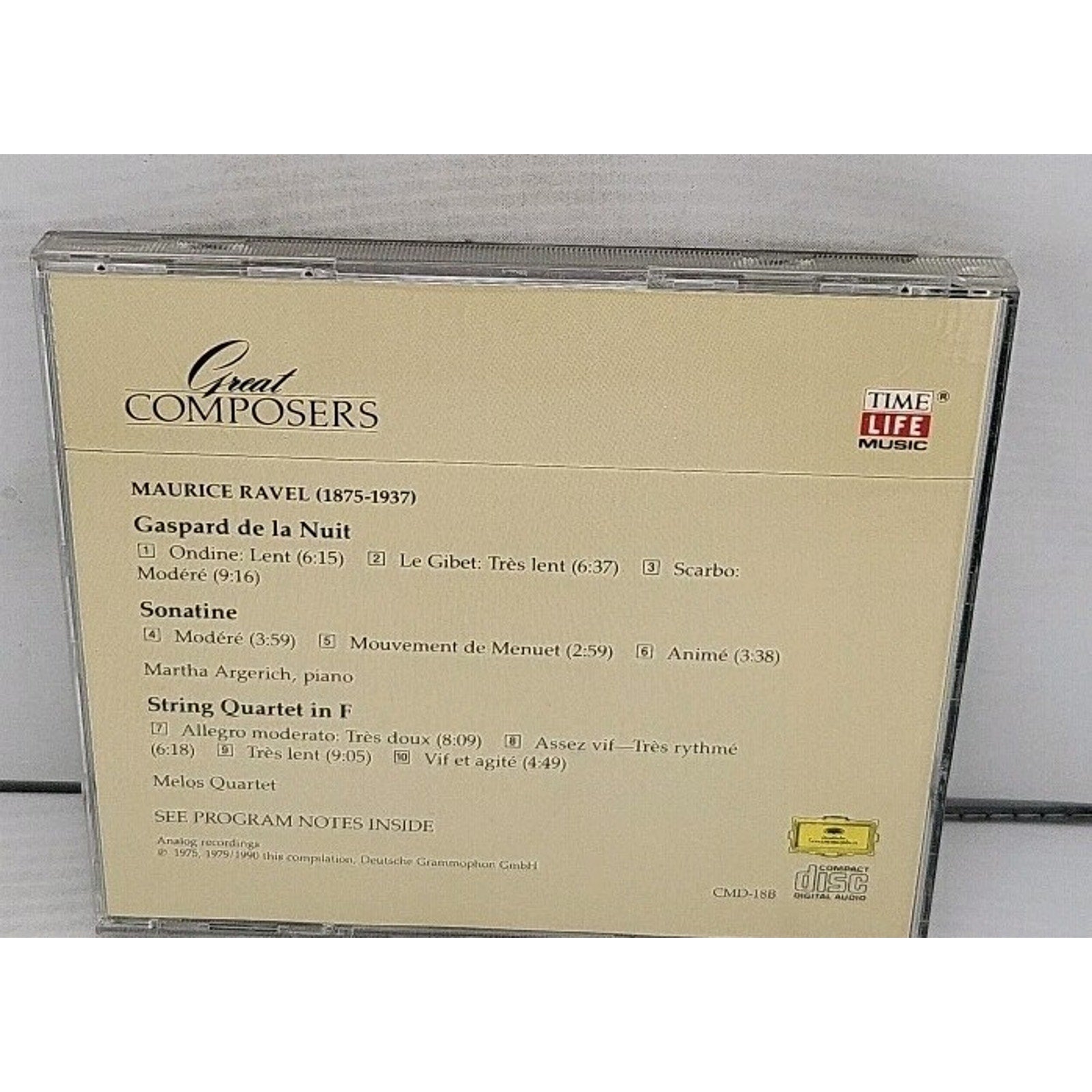 Ravel Great Composers B CD