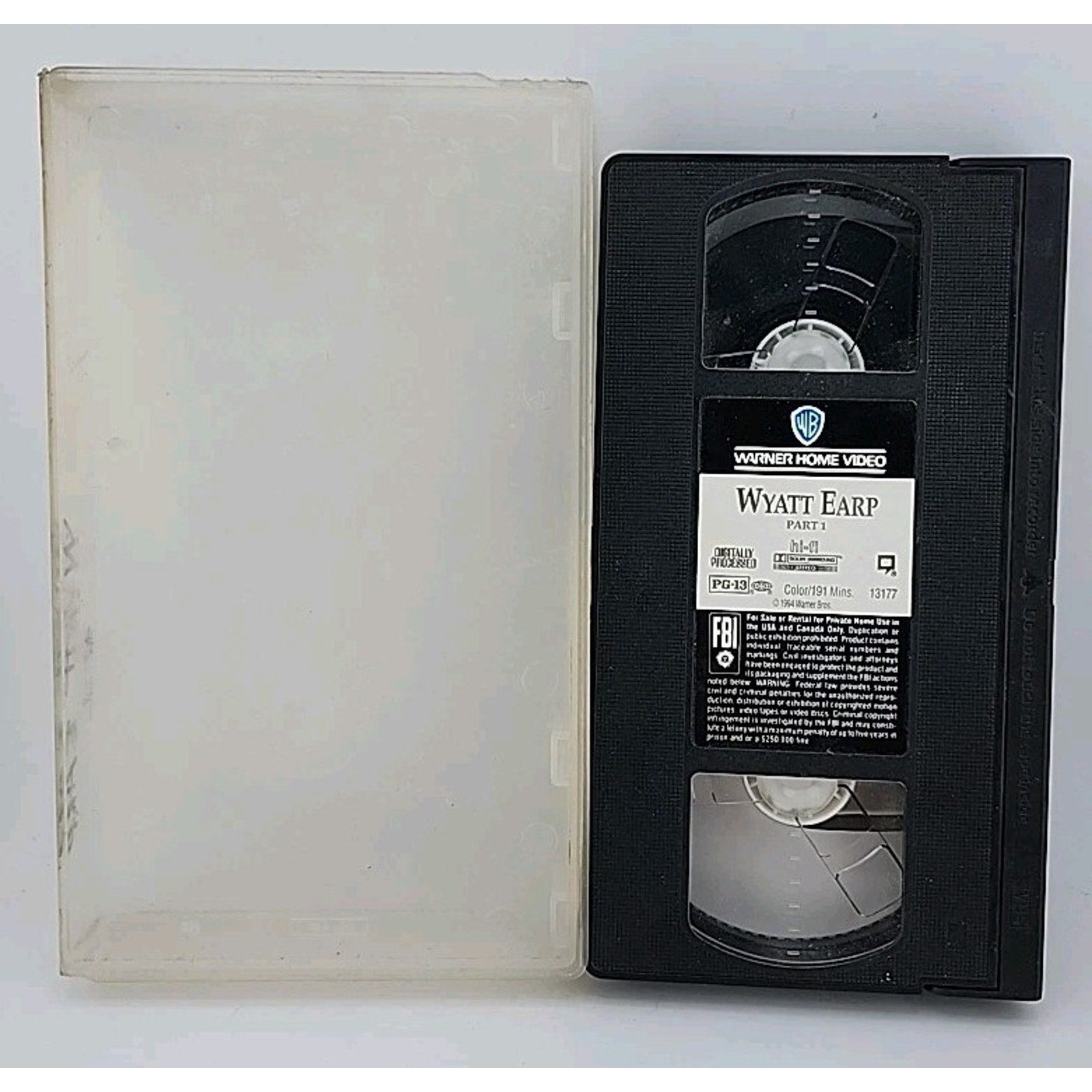 Wyatt Earp Part 1 Vhs