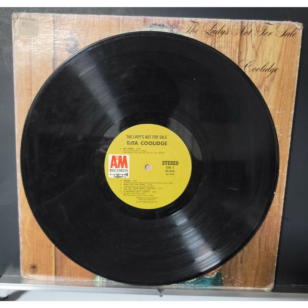 Rita Coolidge ‎– The Lady's Not For Sale (Vinyl)