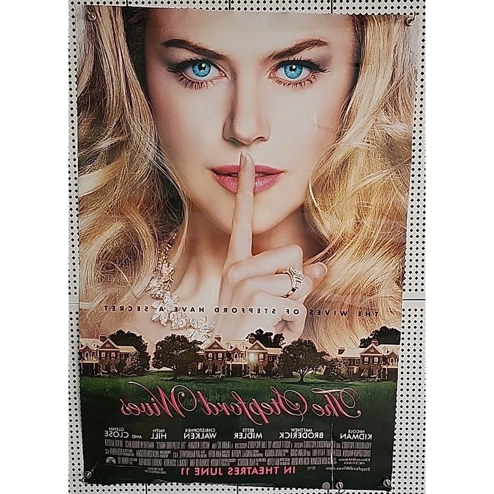 The Stepford Wives Movie Poster 2 Sided Original Final 27x40 Nicole Kidman*Torn*