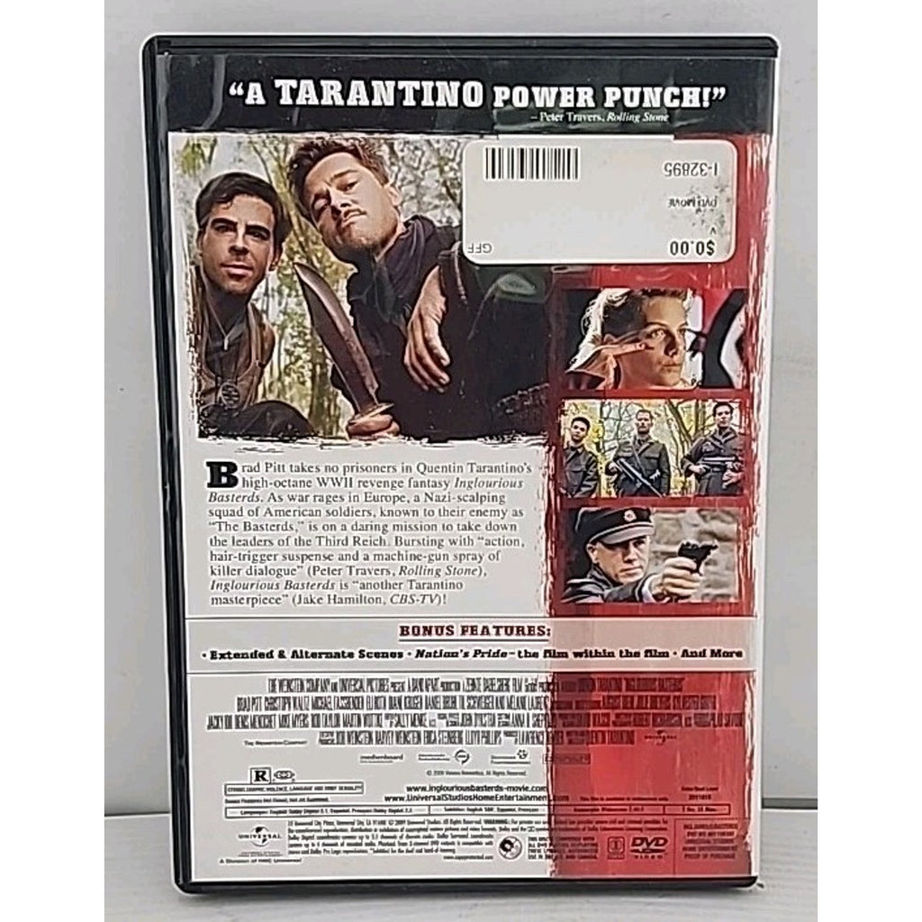 Inglourious Basterds (DVD, 2009)