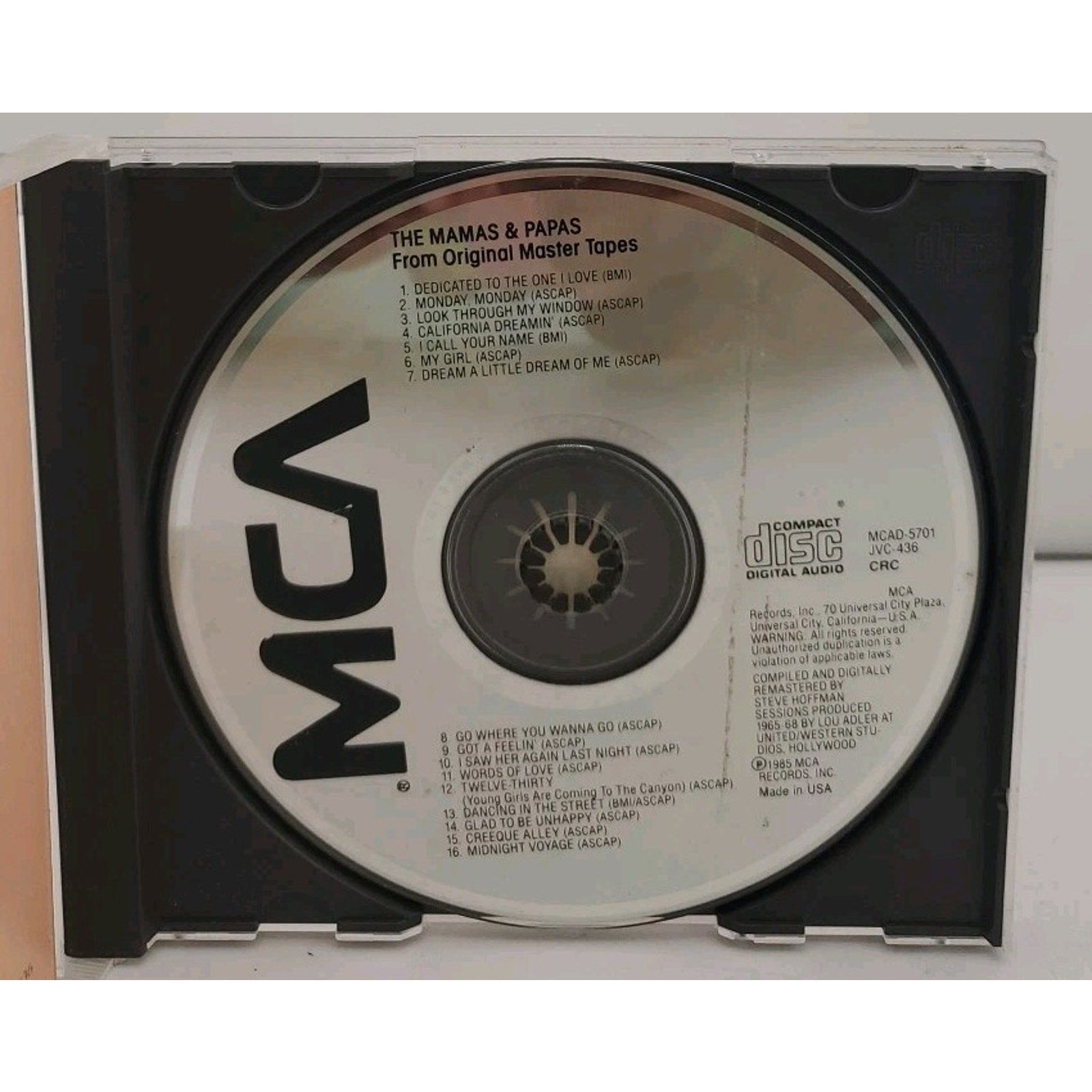 Their 16 Greatest Hits by The Mamas & the Papas (CD, 2012)