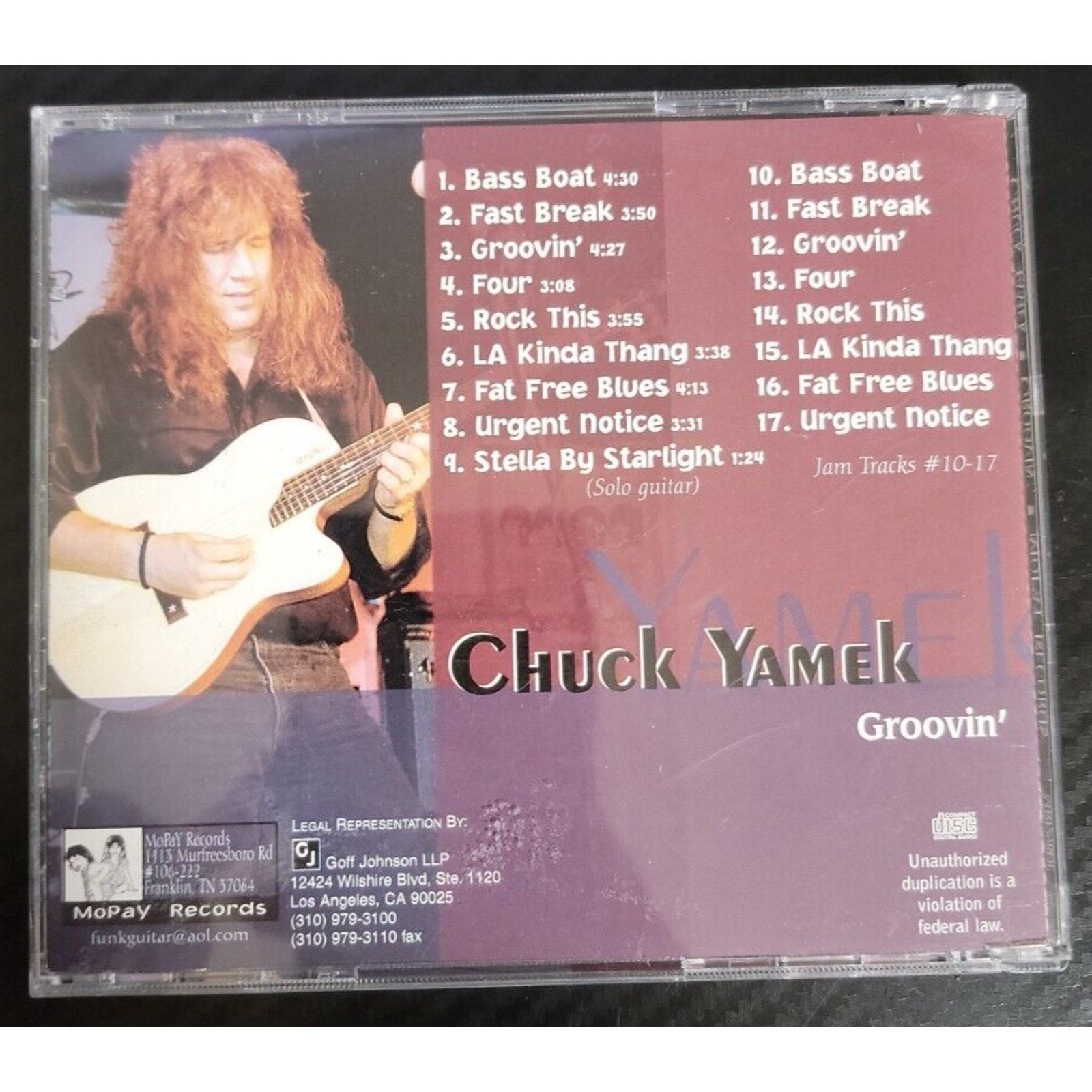 Chuck Yamek Groovin' (CD)